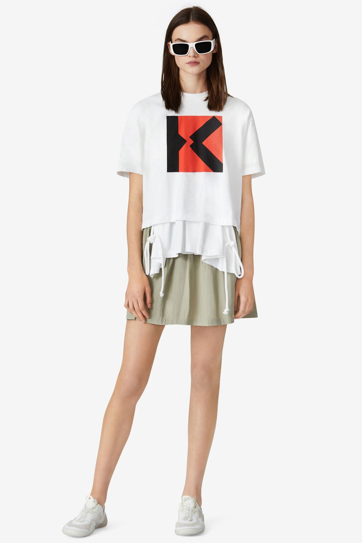 Kenzo Sport K Logolu Boxy Fit T-shirt-Libas Trendy Fashion Store