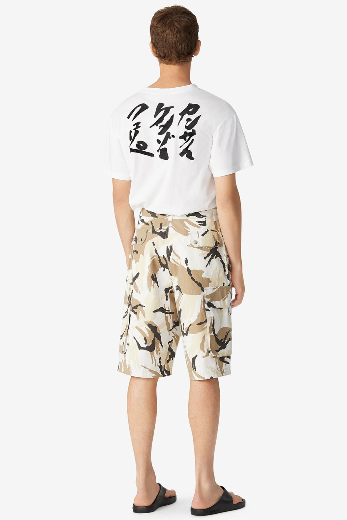 Kenzo Tropic Camo Desenli Kargo Şort-Libas Trendy Fashion Store