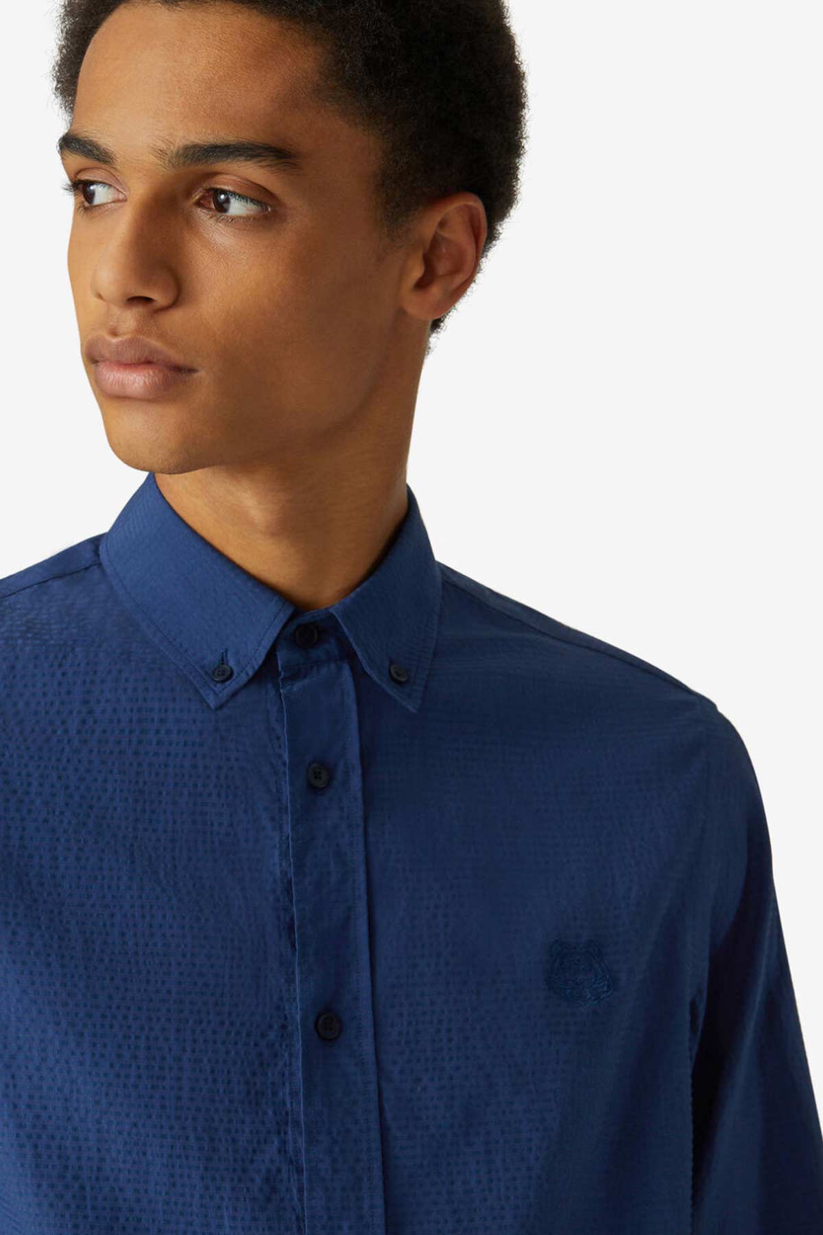 Kenzo Casual Fit Dokulu İnce Kumaş Gömlek-Libas Trendy Fashion Store