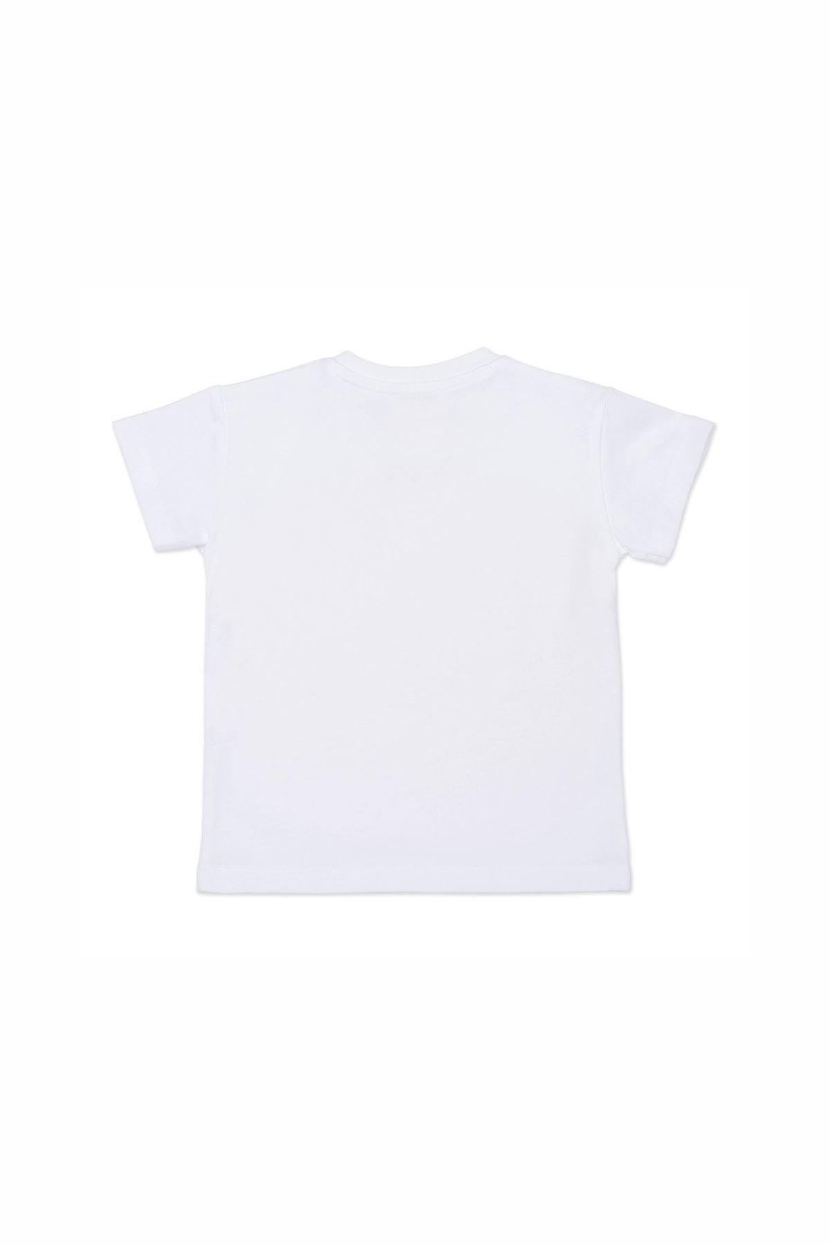 Kenzo Kids 12 Ay Erkek Bebek Kaplan Logolu T-shirt-Libas Trendy Fashion Store