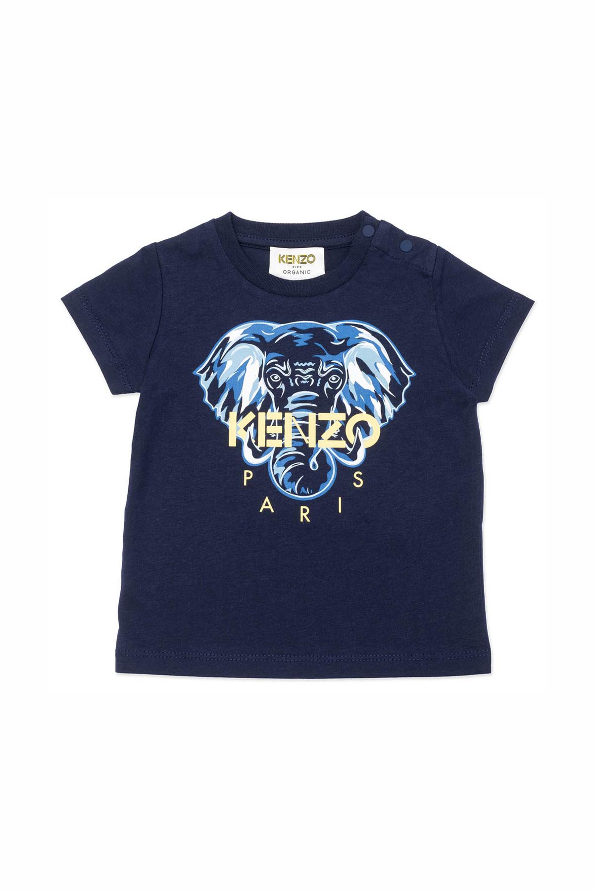 Kenzo Kids 12-18 Ay Erkek Bebek Fil Logolu T-shirt-Libas Trendy Fashion Store