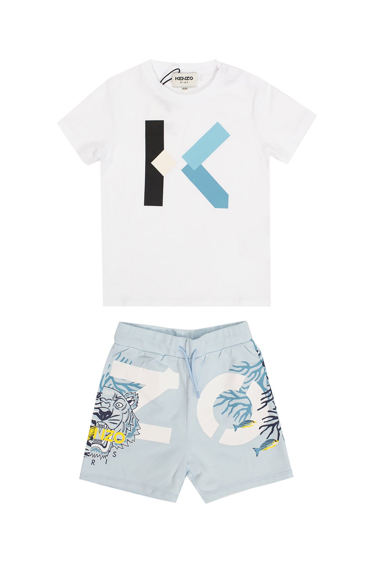 Kenzo Kids 2-3 Yaş Erkek Çocuk T-shirt - Şort Set-Libas Trendy Fashion Store