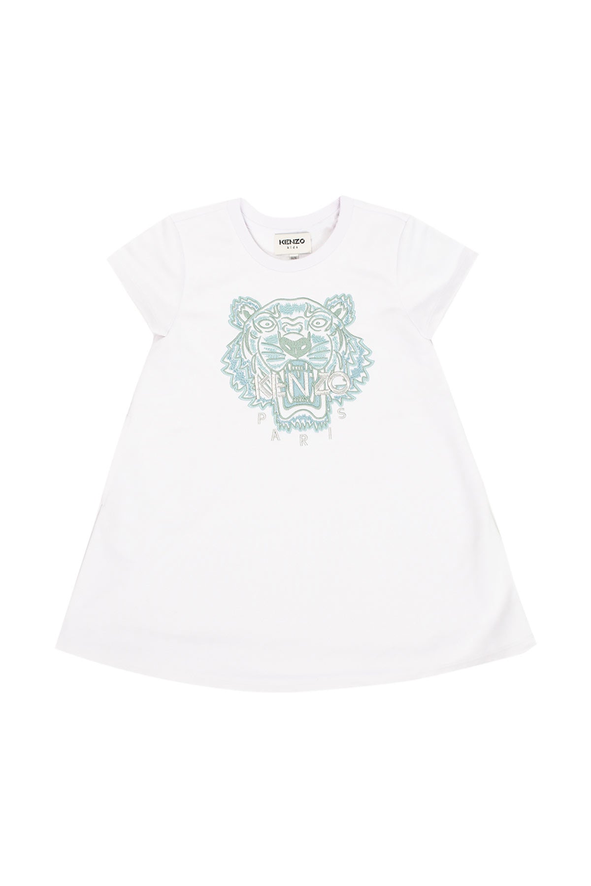 Kenzo Kids 2-6 Yaş Kız Çocuk Kaplan Logolu Sweatshirt Elbise-Libas Trendy Fashion Store