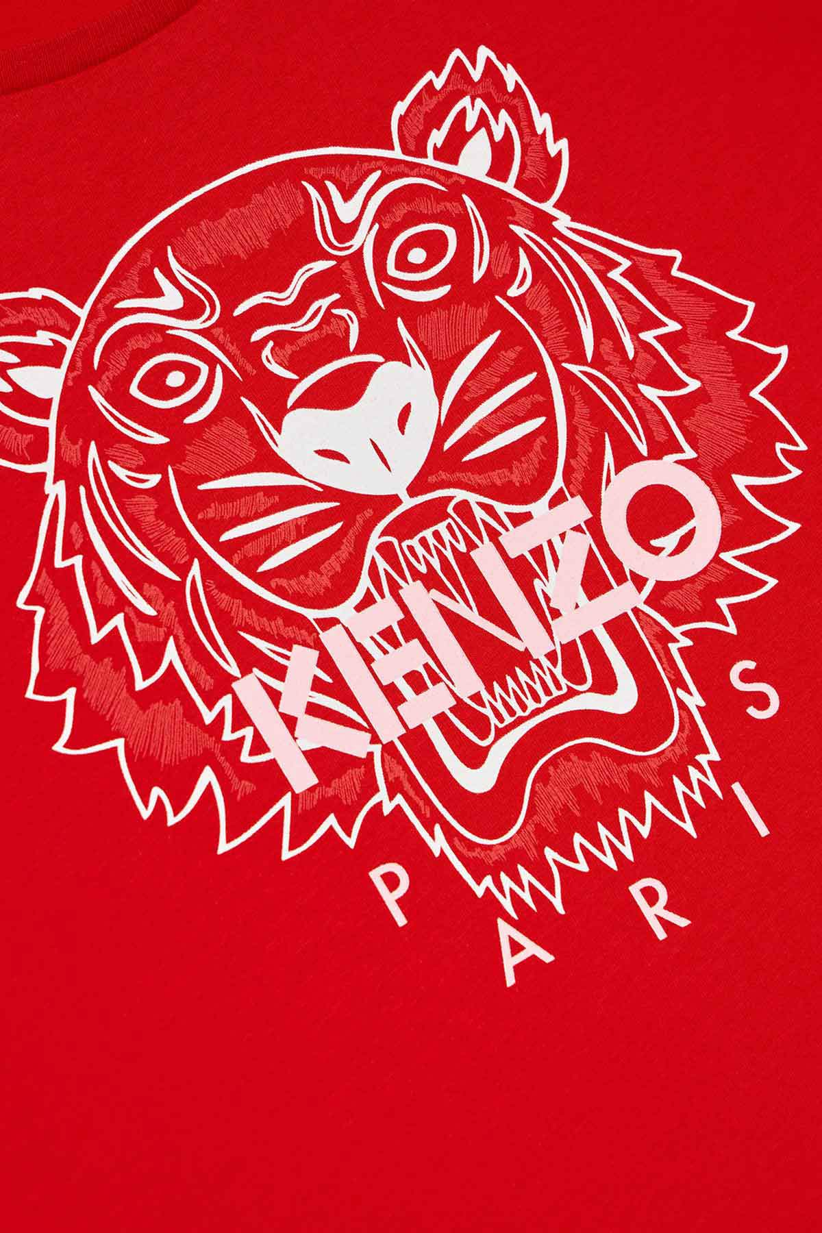 Kenzo Kids 8 Yaş Kız Çocuk Kaplan Logolu T-shirt-Libas Trendy Fashion Store
