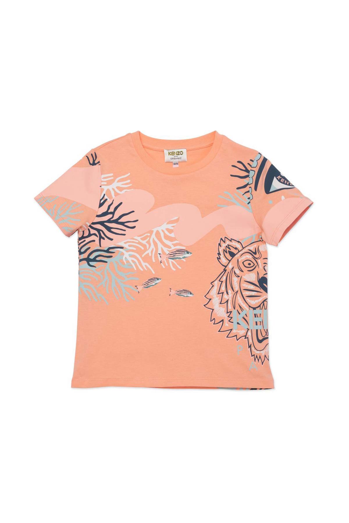 Kenzo Kids 4-6 Yaş Kız Çocuk Logolu T-shirt-Libas Trendy Fashion Store