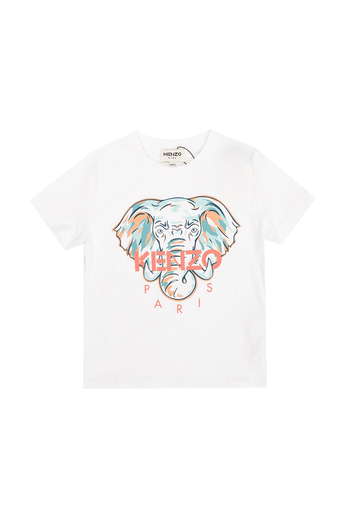 Kenzo Kids 2-4 Yaş Kız Çocuk Fil Logolu T-shirt-Libas Trendy Fashion Store