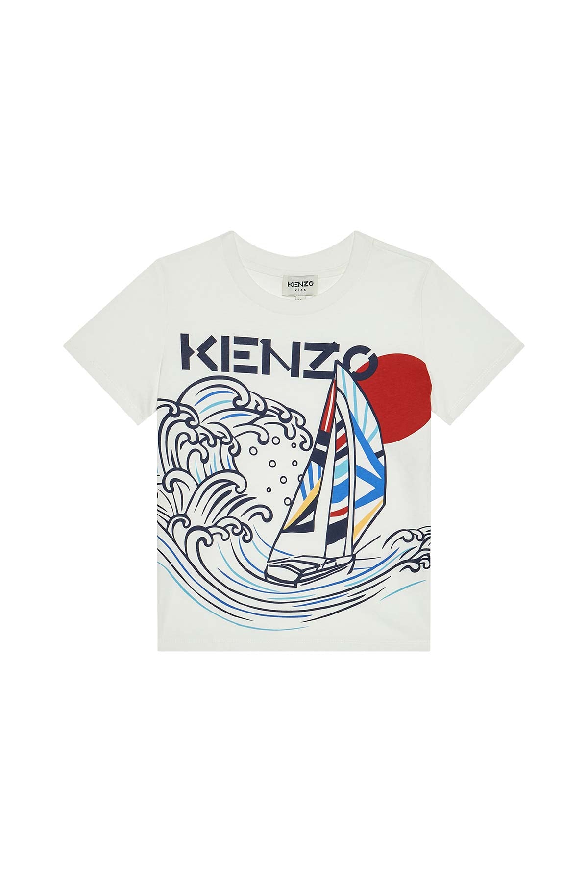 Kenzo Kids 8 Yaş Erkek Çocuk Yelken Temalı T-shirt-Libas Trendy Fashion Store