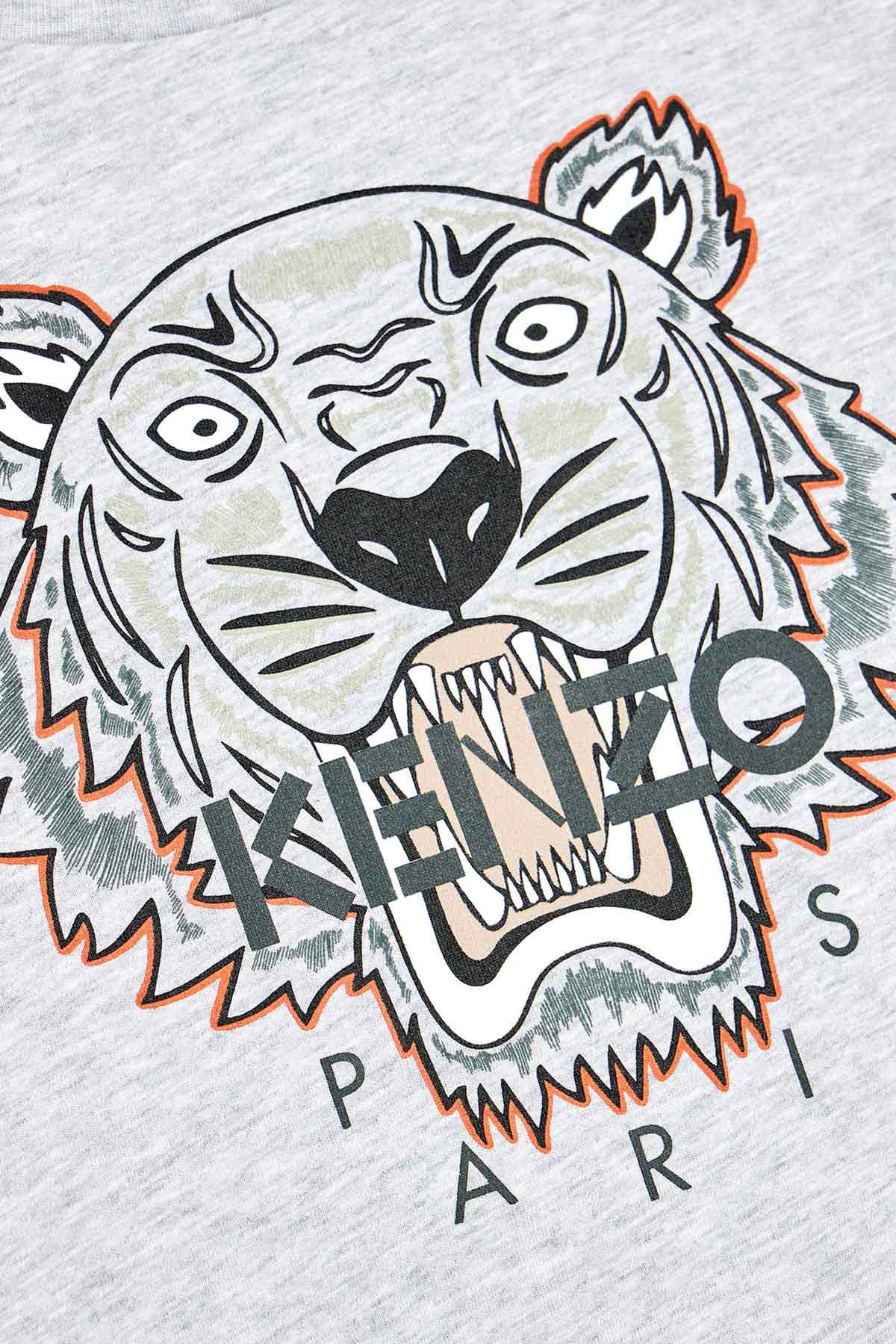 Kenzo Kids 3-6 Yaş Erkek Çocuk Kaplan Logolu T-shirt-Libas Trendy Fashion Store