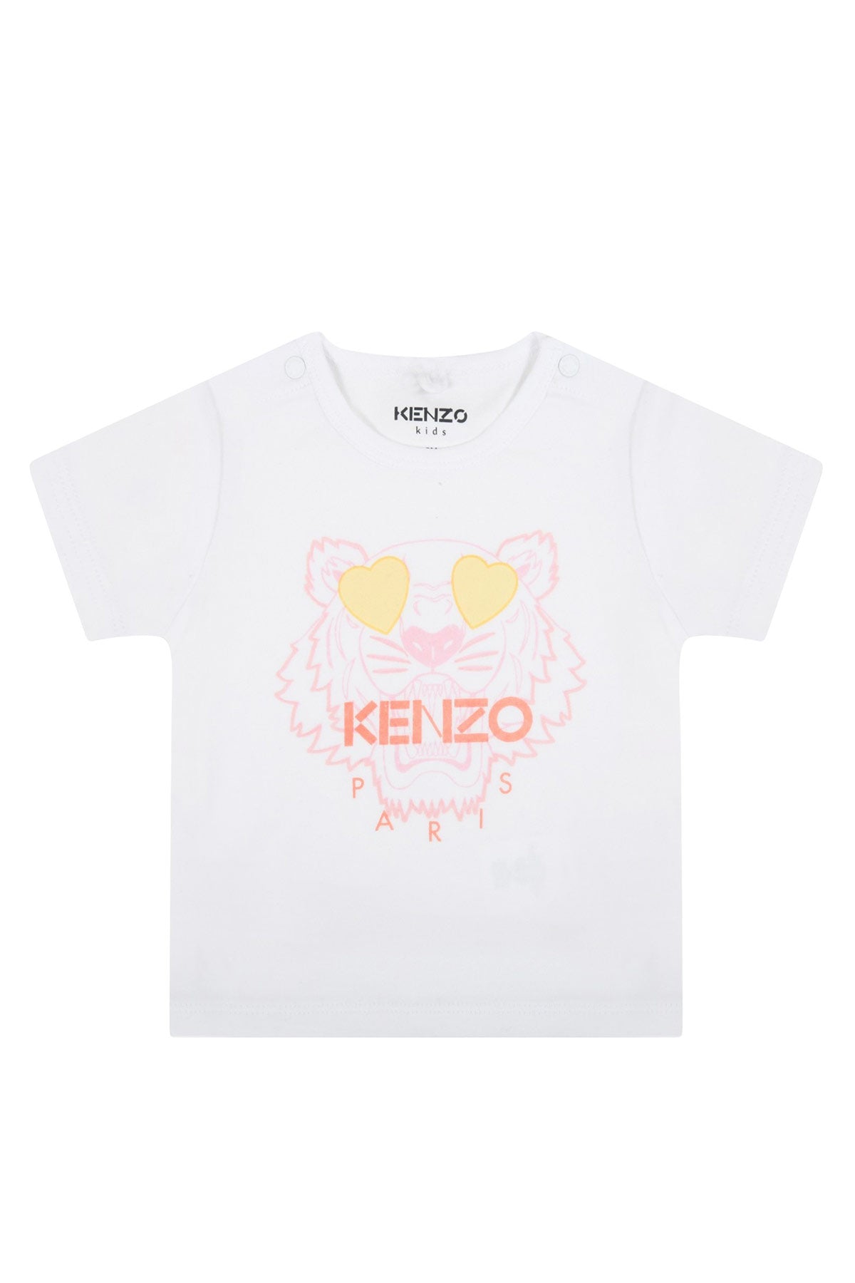 Kenzo Kids 12-18 Ay Kız Bebek Kaplan Logolu T-shirt-Libas Trendy Fashion Store