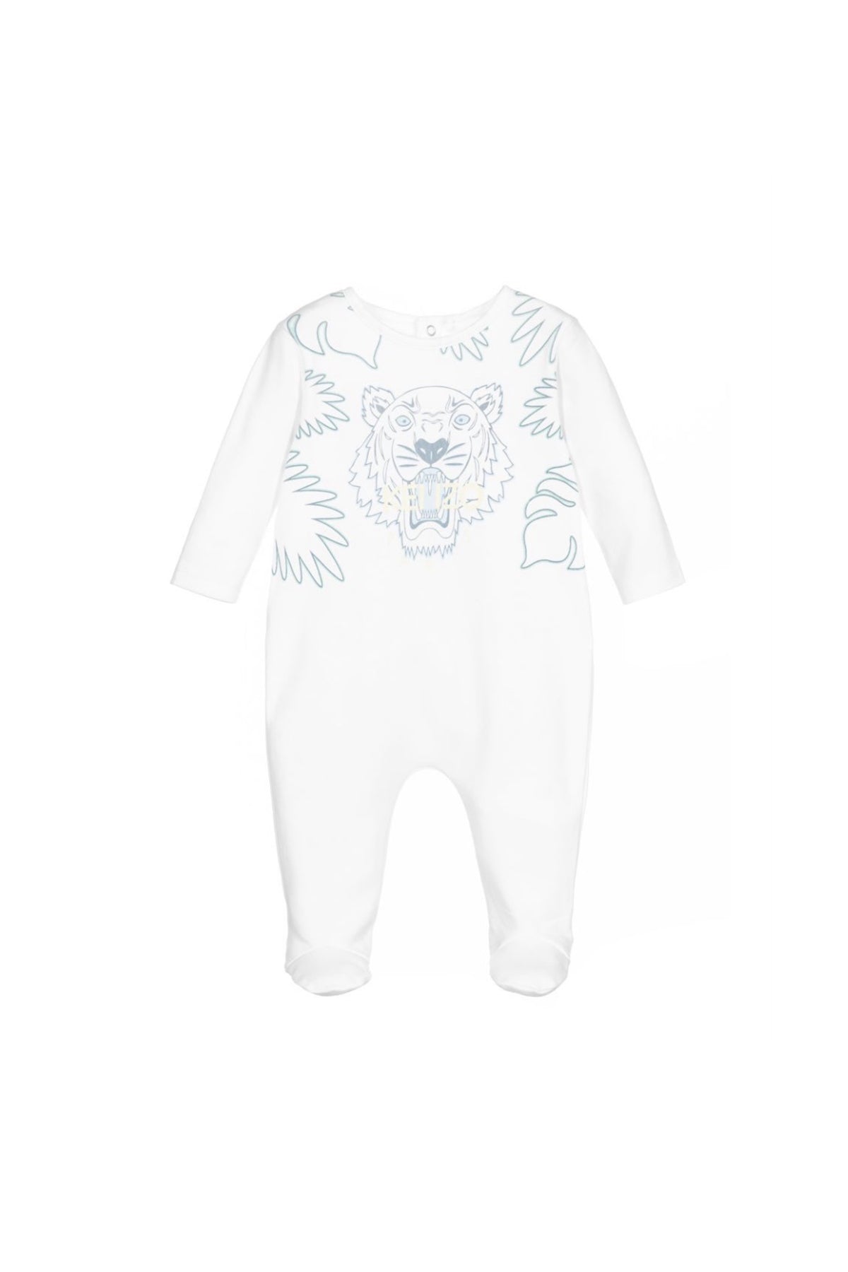 Kenzo Kids 3-9 Ay Erkek Bebek Kaplan Logolu Tulum-Libas Trendy Fashion Store