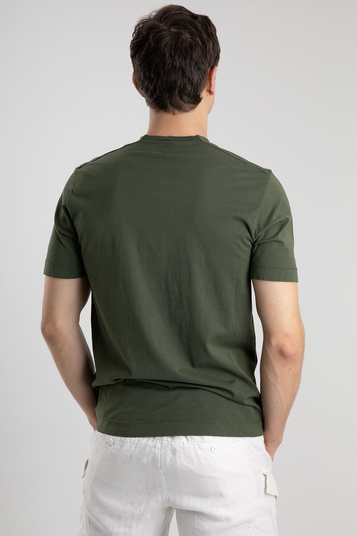 Transit Düğmeli Yaka Kısa Kollu T-shirt-Libas Trendy Fashion Store