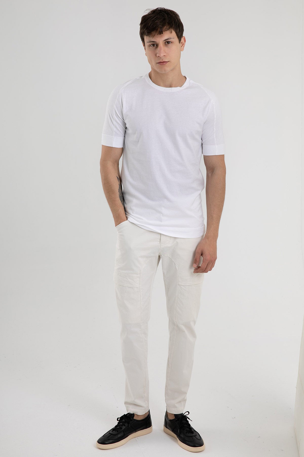 Transit Yuvarlak Yaka Kısa Kollu T-shirt-Libas Trendy Fashion Store