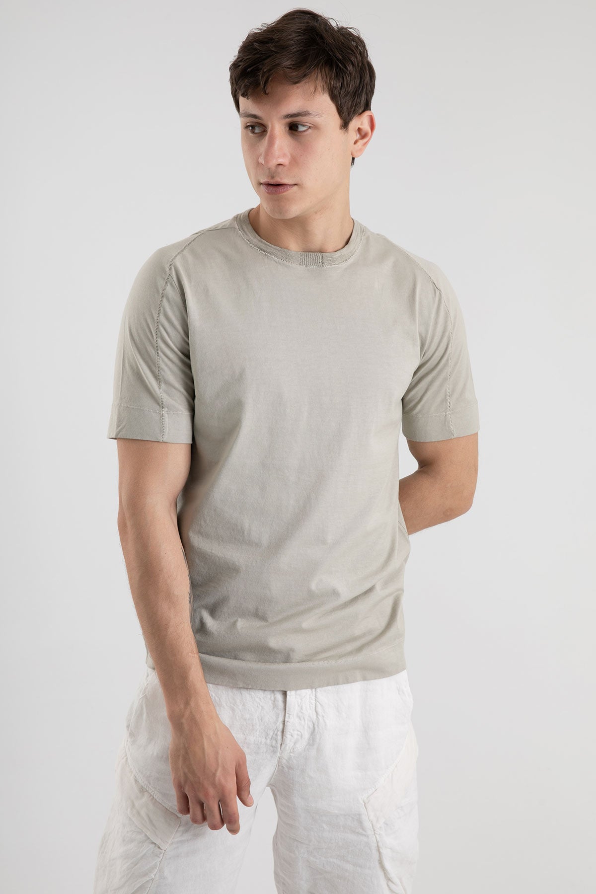 Transit Yuvarlak Yaka Kısa Kollu T-shirt-Libas Trendy Fashion Store