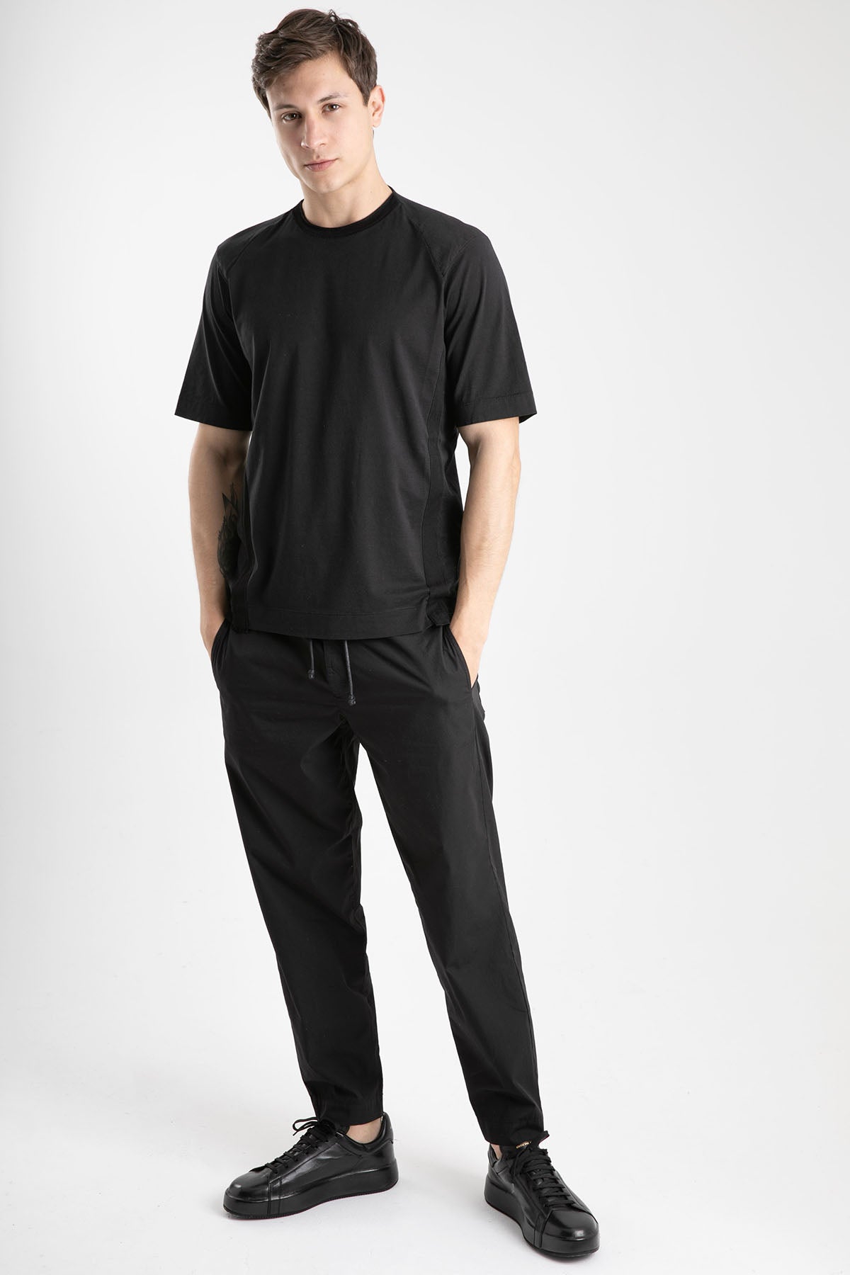 Transit Yuvarlak Yaka T-shirt-Libas Trendy Fashion Store