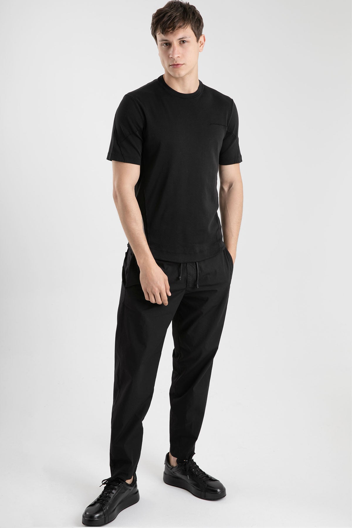 Transit Yuvarlak Yaka Kısa Kollu T-shirt-Libas Trendy Fashion Store