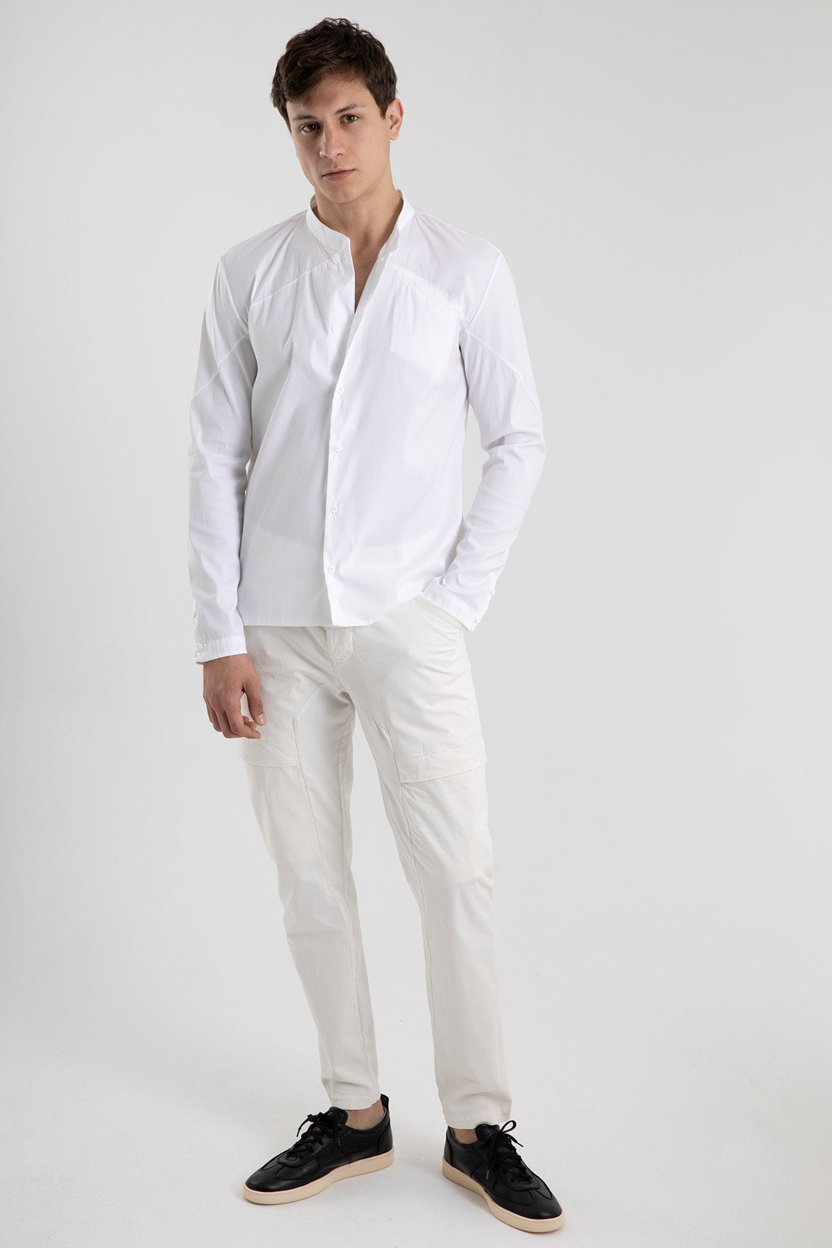 Transit Cep Detaylı Hakim Yaka Gömlek-Libas Trendy Fashion Store