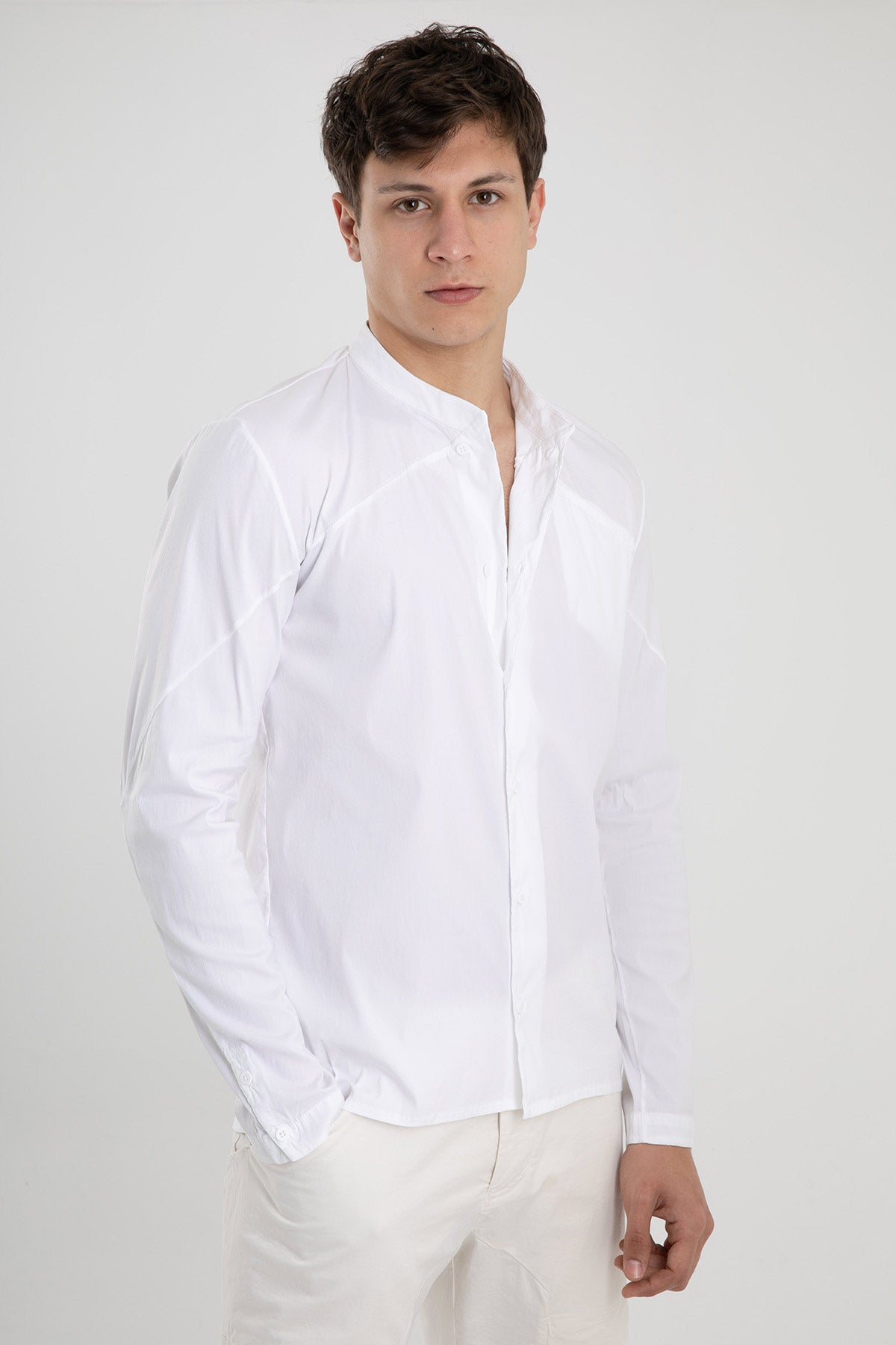 Transit Cep Detaylı Hakim Yaka Gömlek-Libas Trendy Fashion Store