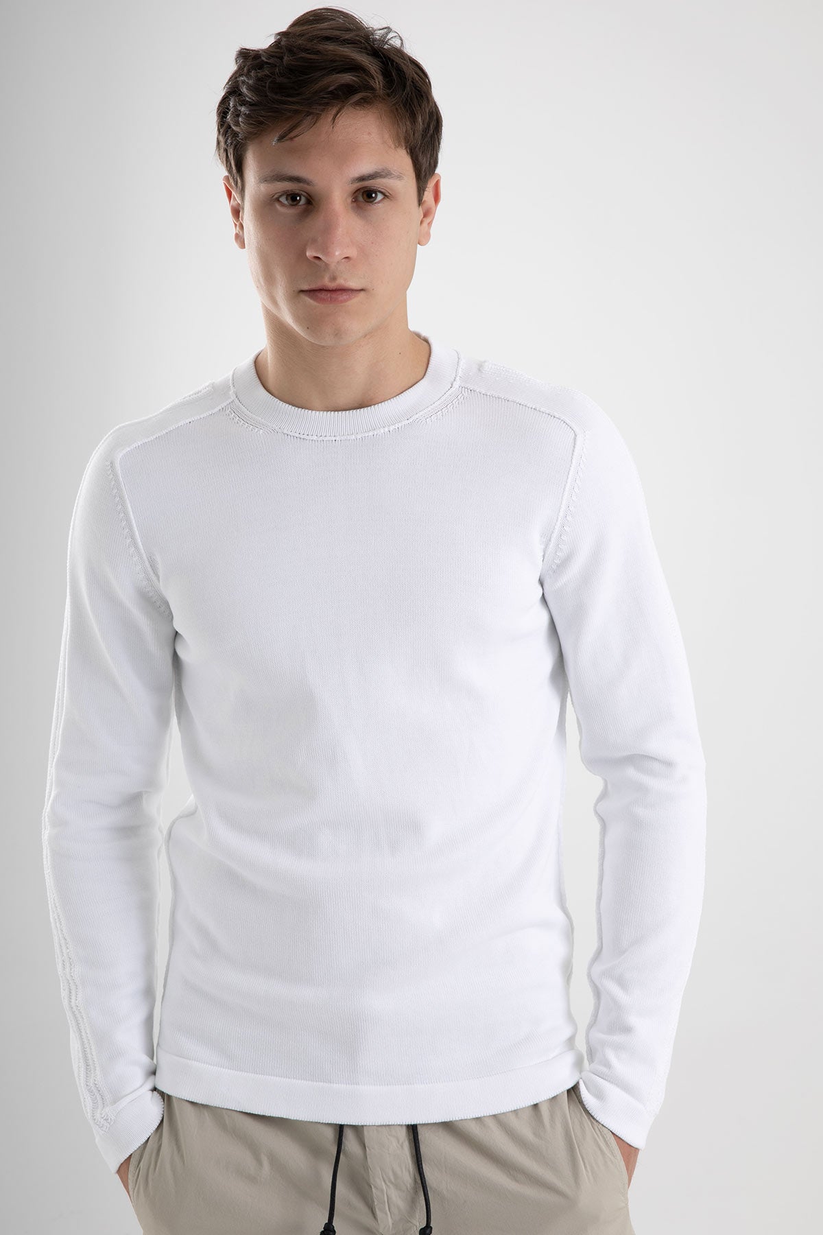 Transit Yuvarlak Yaka İnce Triko-Libas Trendy Fashion Store