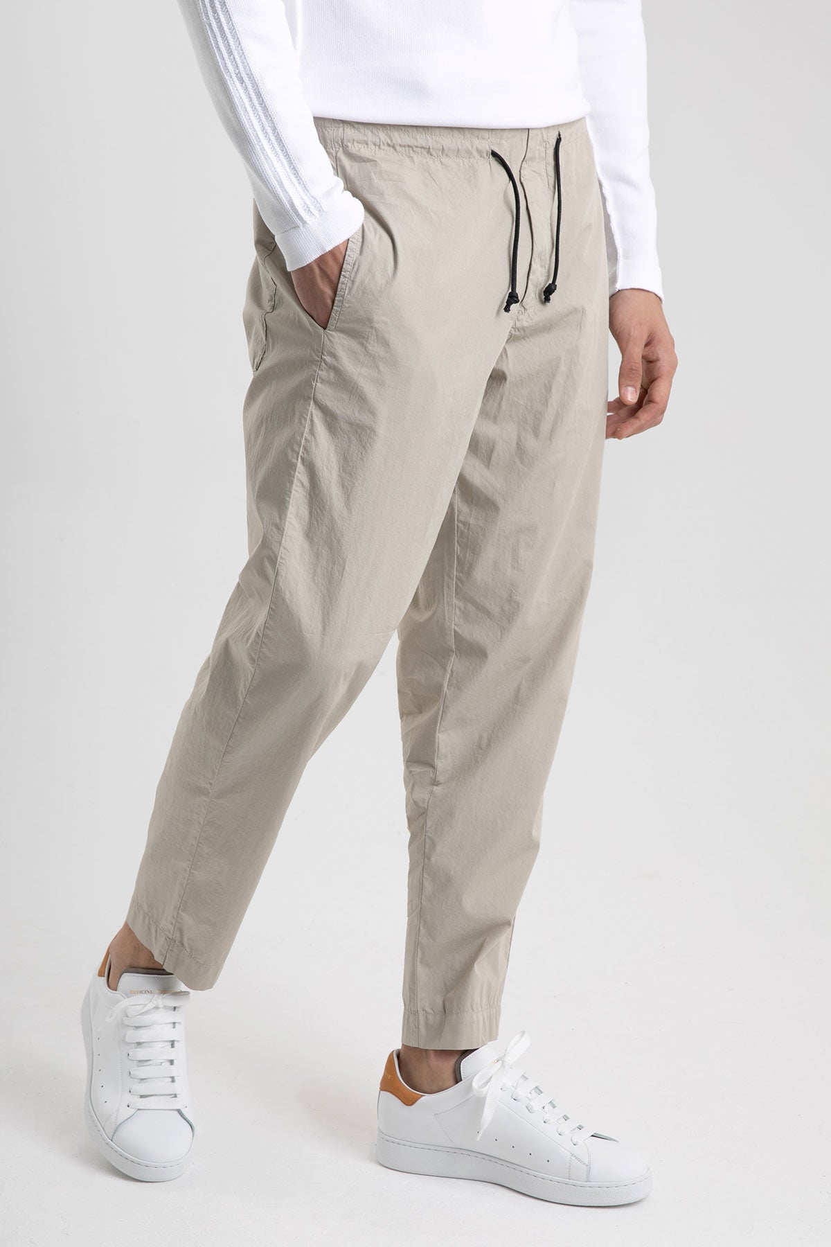 Transit Belden Bağcıklı Rahat Kesim Pantolon-Libas Trendy Fashion Store