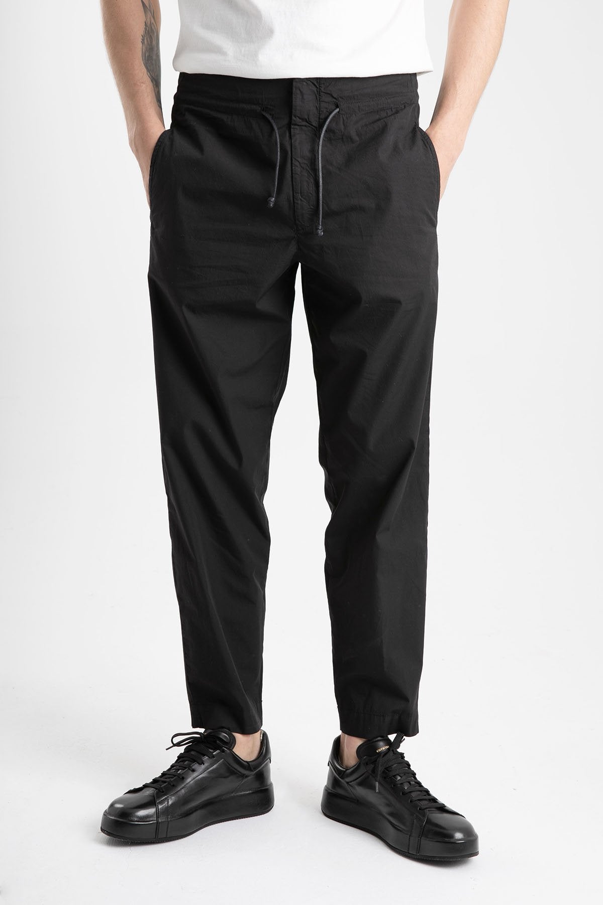 Transit Belden Bağcıklı Rahat Kesim Pantolon-Libas Trendy Fashion Store