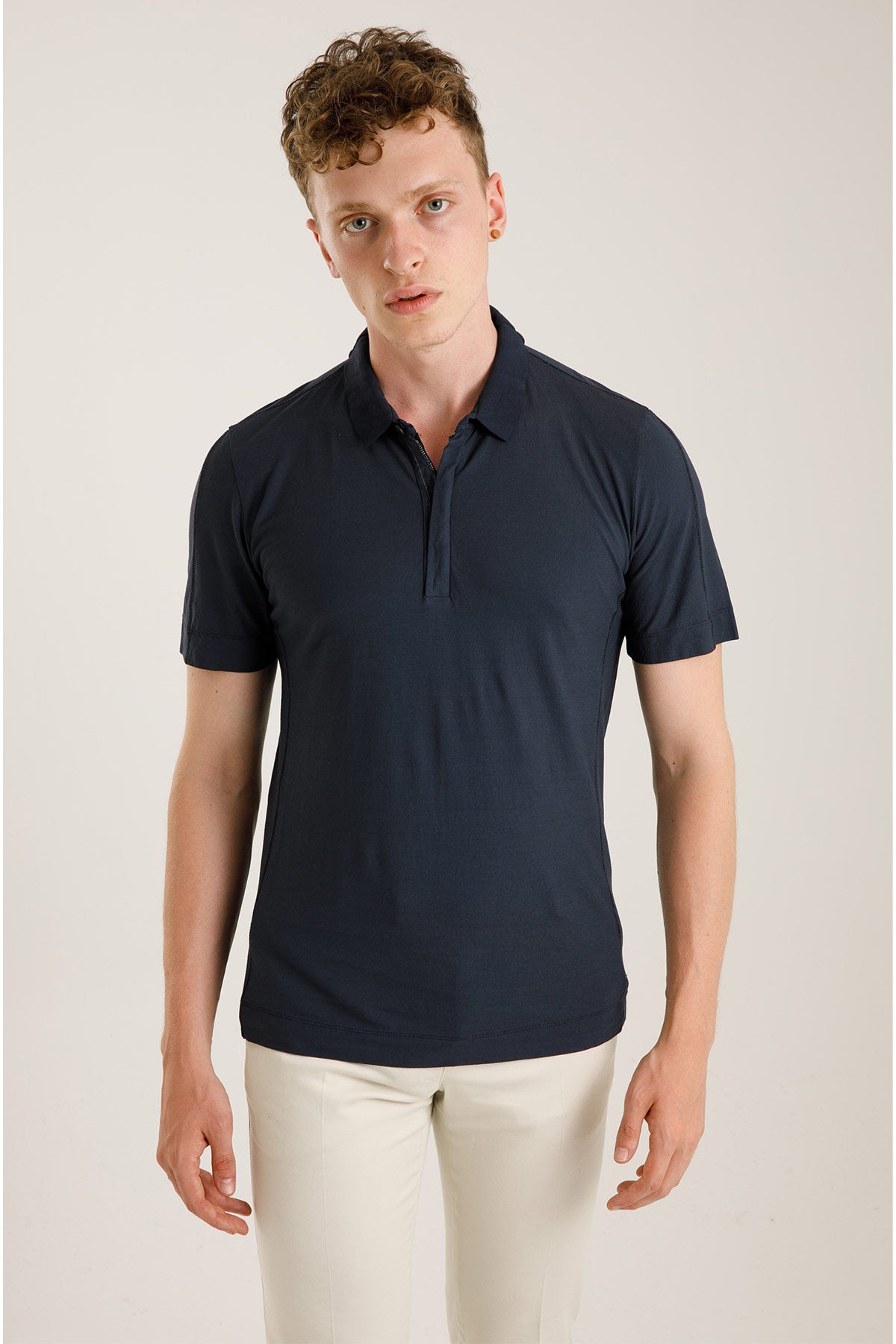 Transit Polo Yaka Fermuarlı T-shirt-Libas Trendy Fashion Store