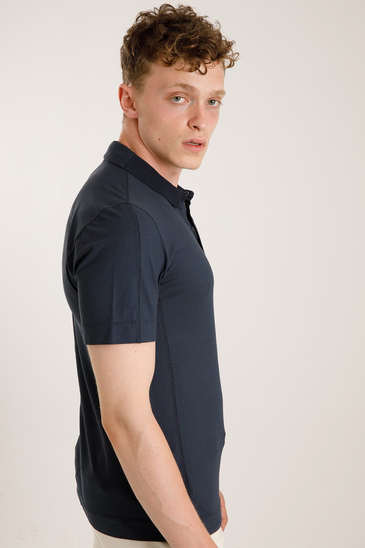 Transit Polo Yaka Fermuarlı T-shirt-Libas Trendy Fashion Store