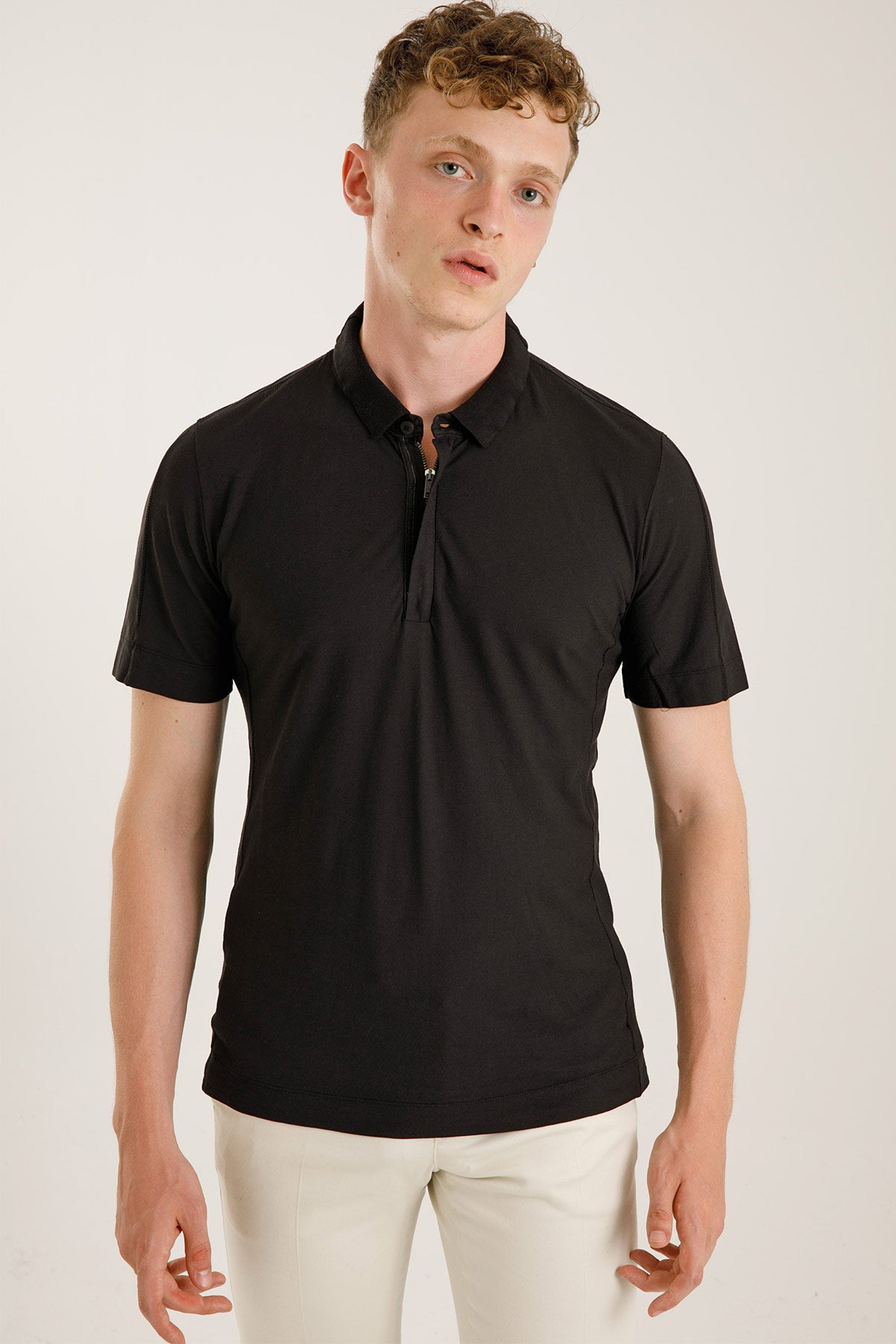 Transit Polo Yaka Fermuarlı T-shirt-Libas Trendy Fashion Store