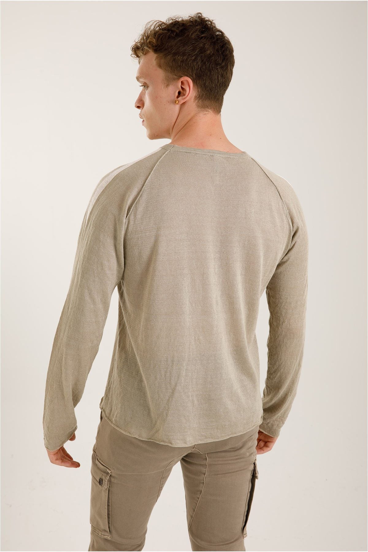 Transit Yuvarlak Yaka Keten Triko-Libas Trendy Fashion Store