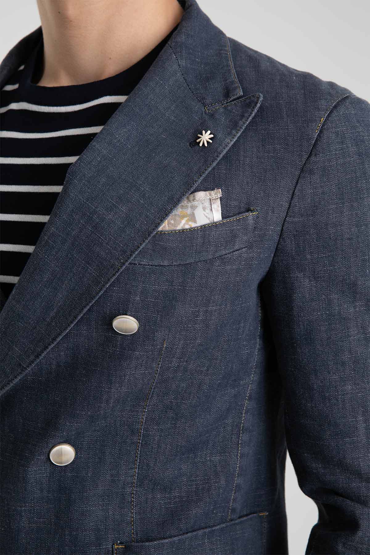 Manuel Ritz Denim Kruvaze Ceket-Libas Trendy Fashion Store