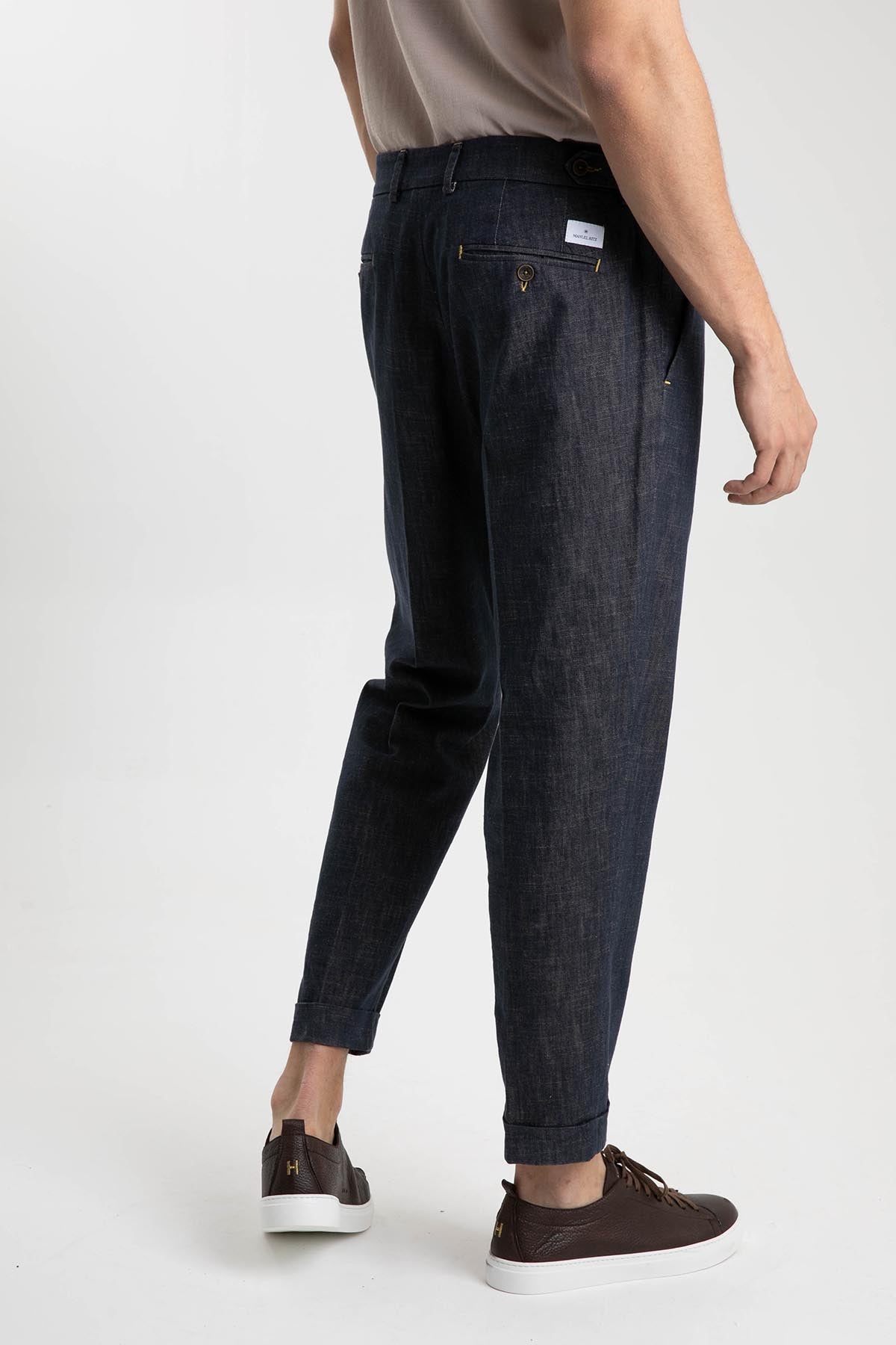 Manuel Ritz Baggy Fit Tek Pile Denim Pantolon-Libas Trendy Fashion Store