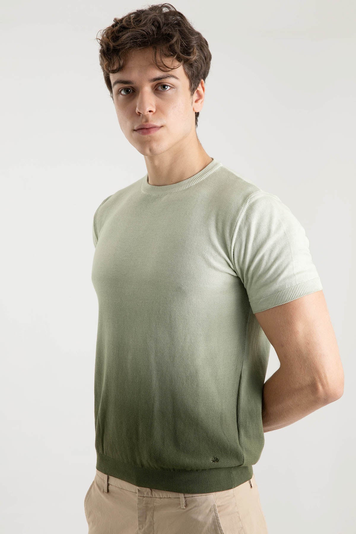 Manuel Ritz Yuvarlak Yaka Degrade T-shirt-Libas Trendy Fashion Store