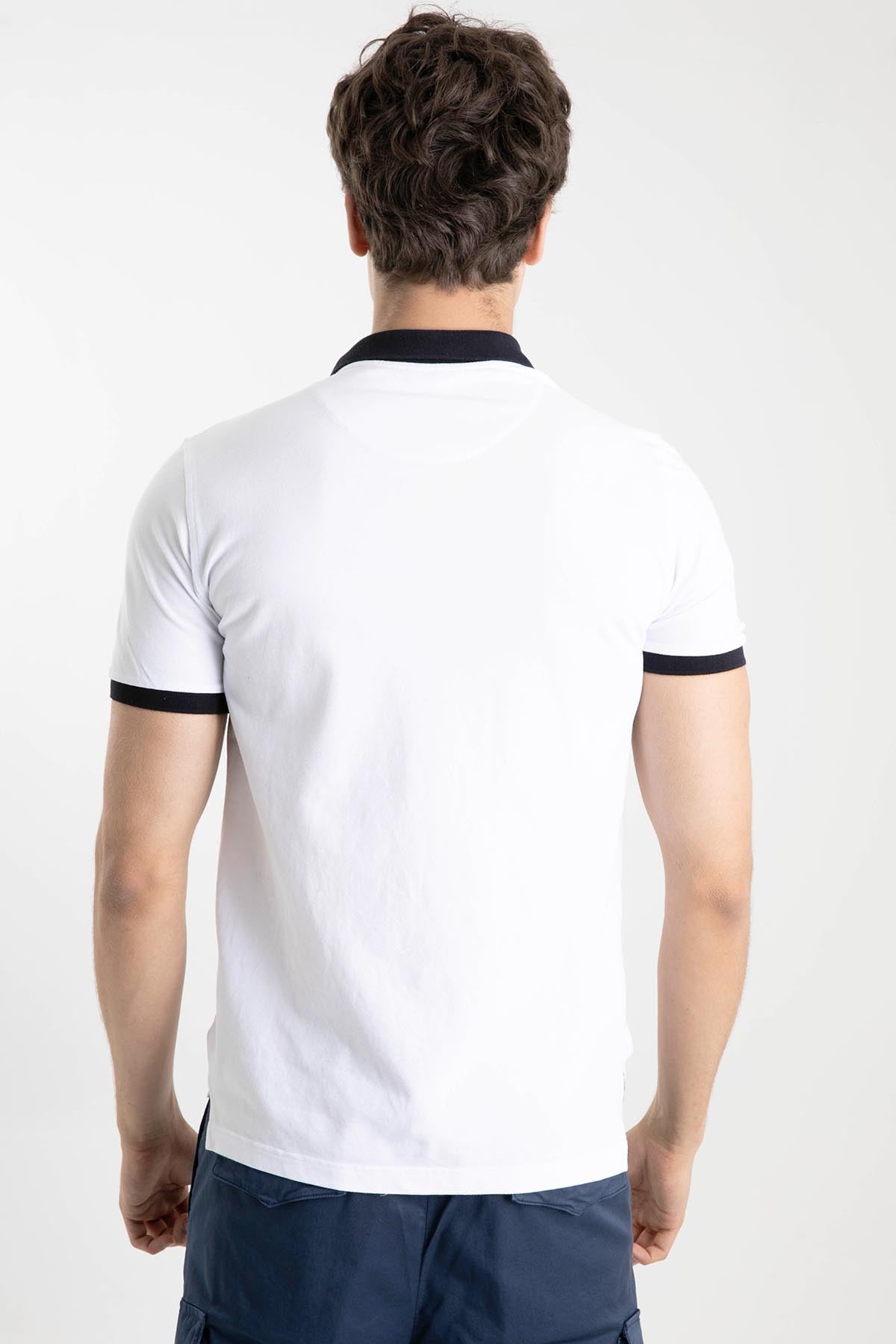 Manuel Ritz Tropik Temalı Polo Yaka T-shirt-Libas Trendy Fashion Store