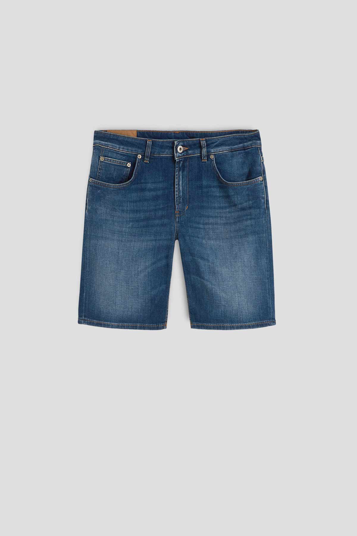 Dondup Regular Fit Streç Derick Denim Şort-Libas Trendy Fashion Store