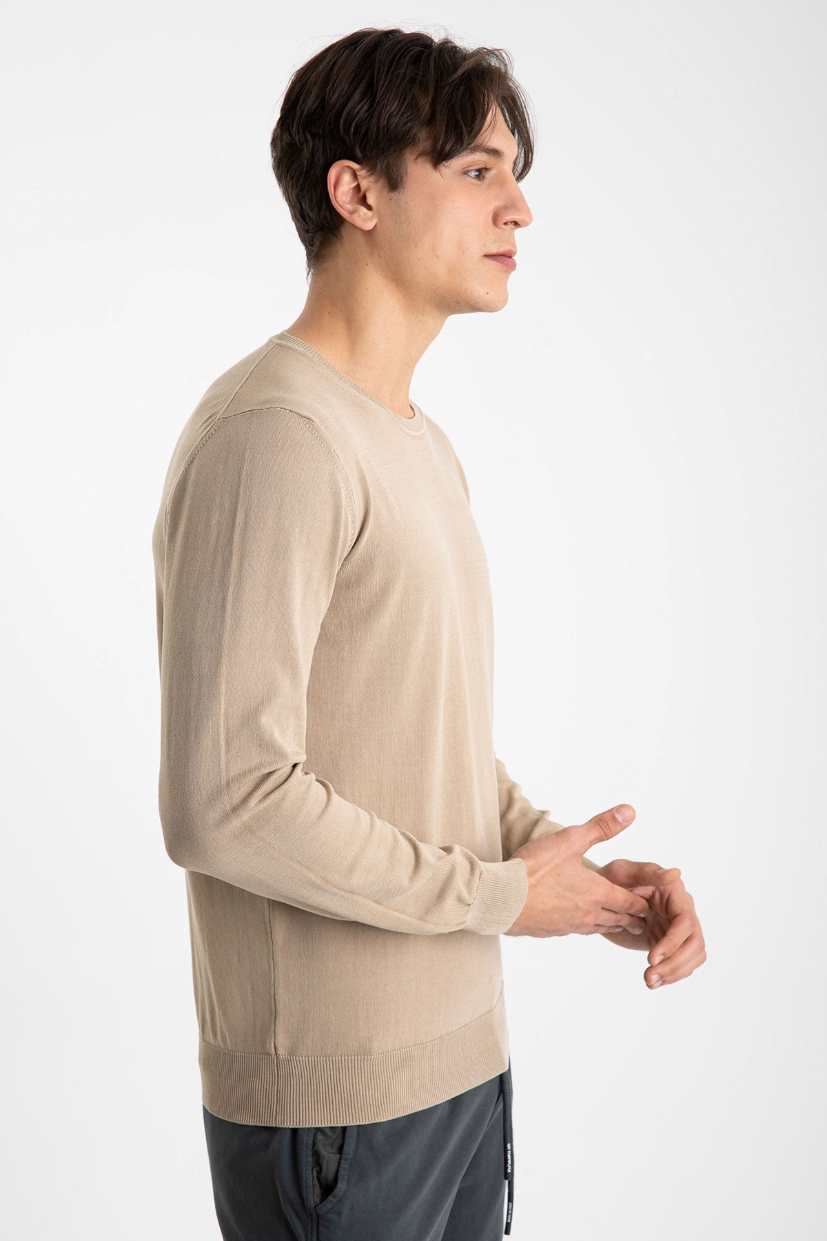 Dondup Yuvarlak Yaka İnce Triko-Libas Trendy Fashion Store