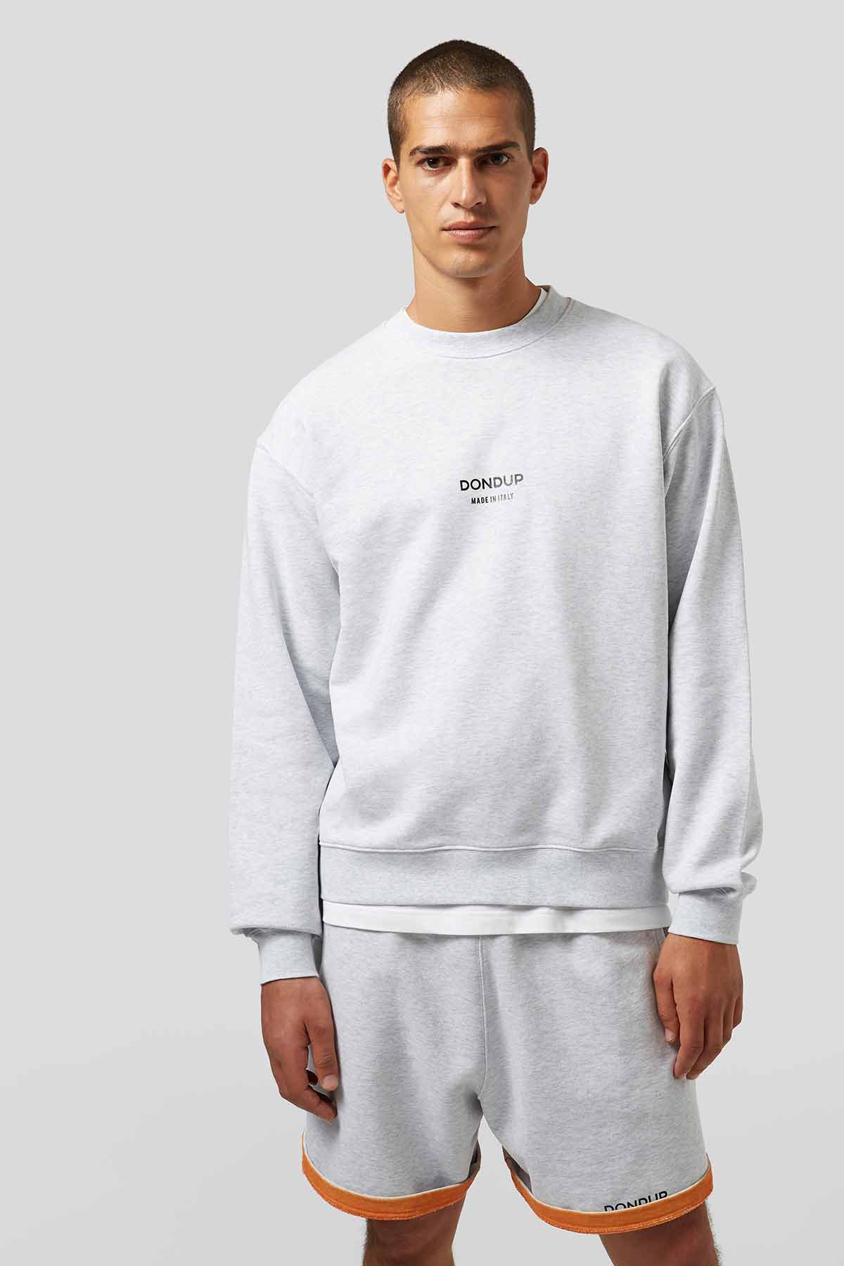 Dondup Yuvarlak Yaka Logo Sweatshirt-Libas Trendy Fashion Store
