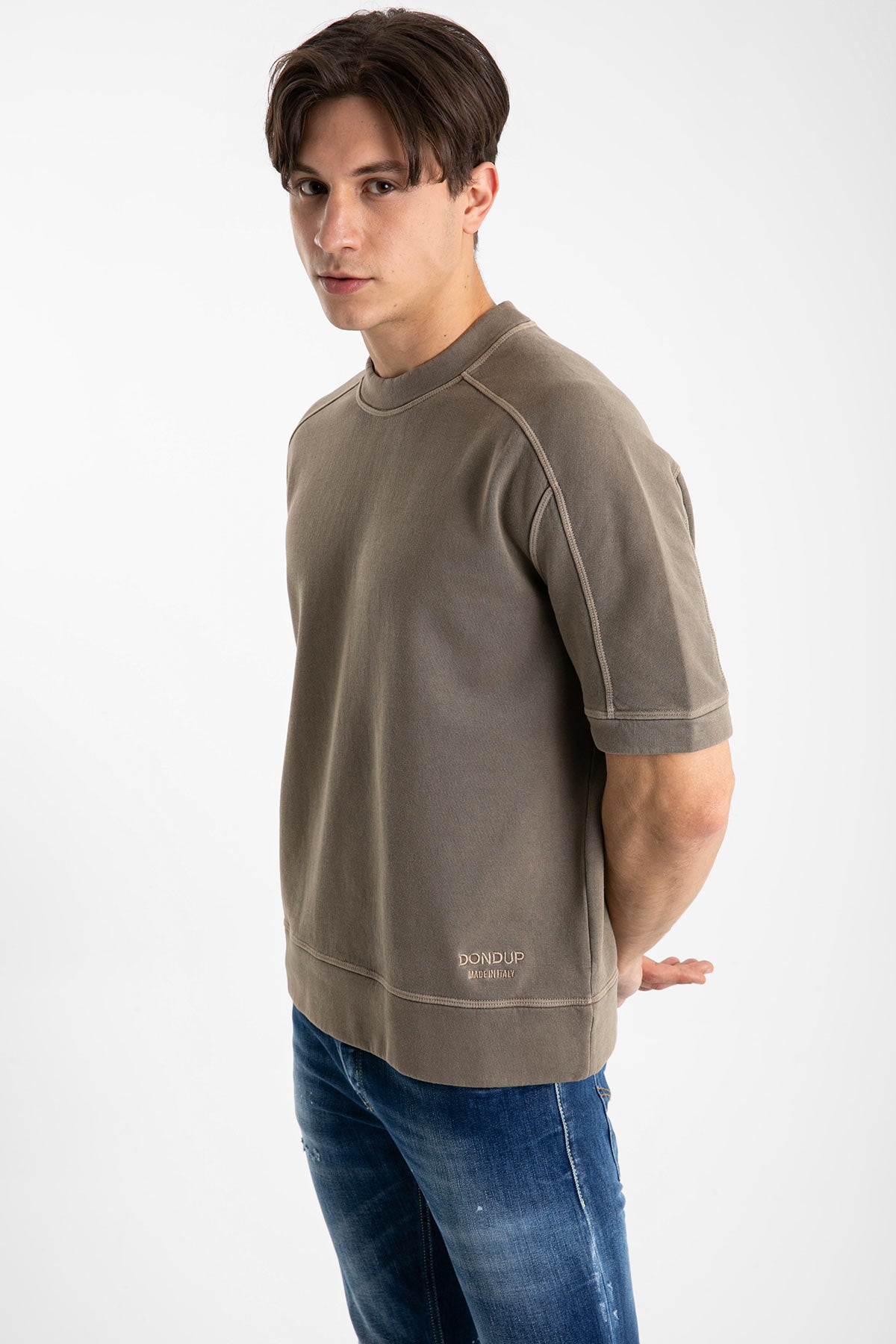 Dondup Kısa Kollu Bol Kesim Sweatshirt-Libas Trendy Fashion Store