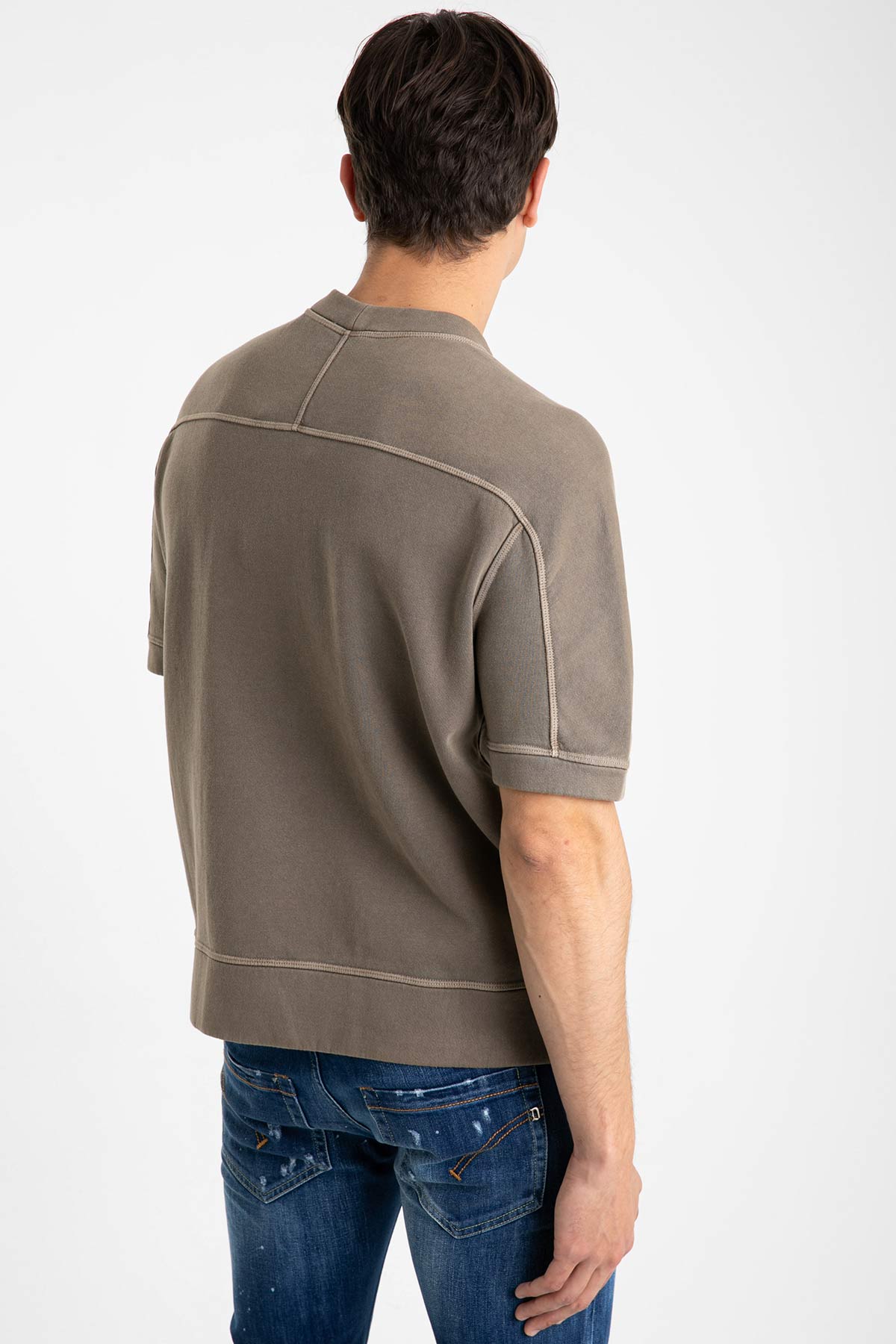 Dondup Kısa Kollu Bol Kesim Sweatshirt-Libas Trendy Fashion Store