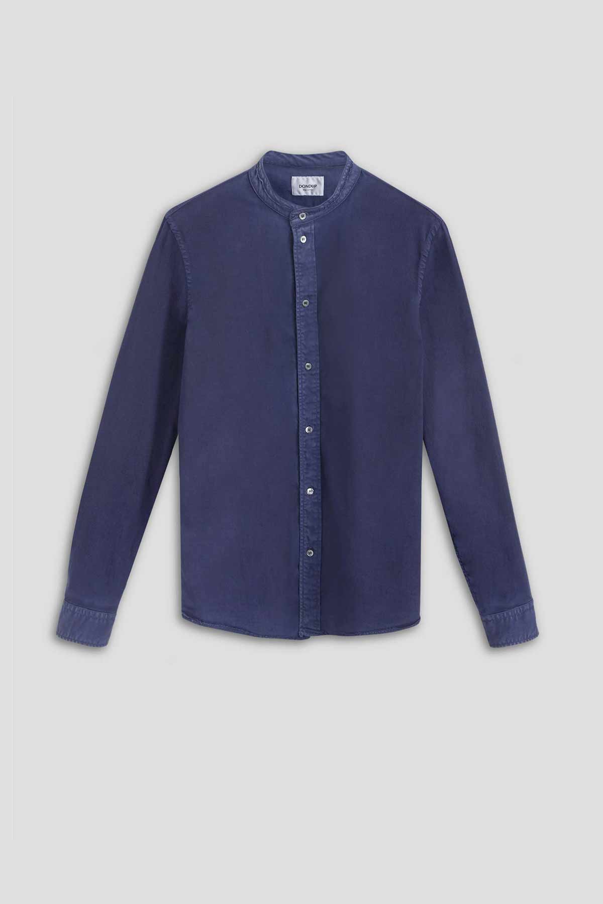 Dondup Hakim Yaka Streç Denim Yıkamalı Gömlek-Libas Trendy Fashion Store