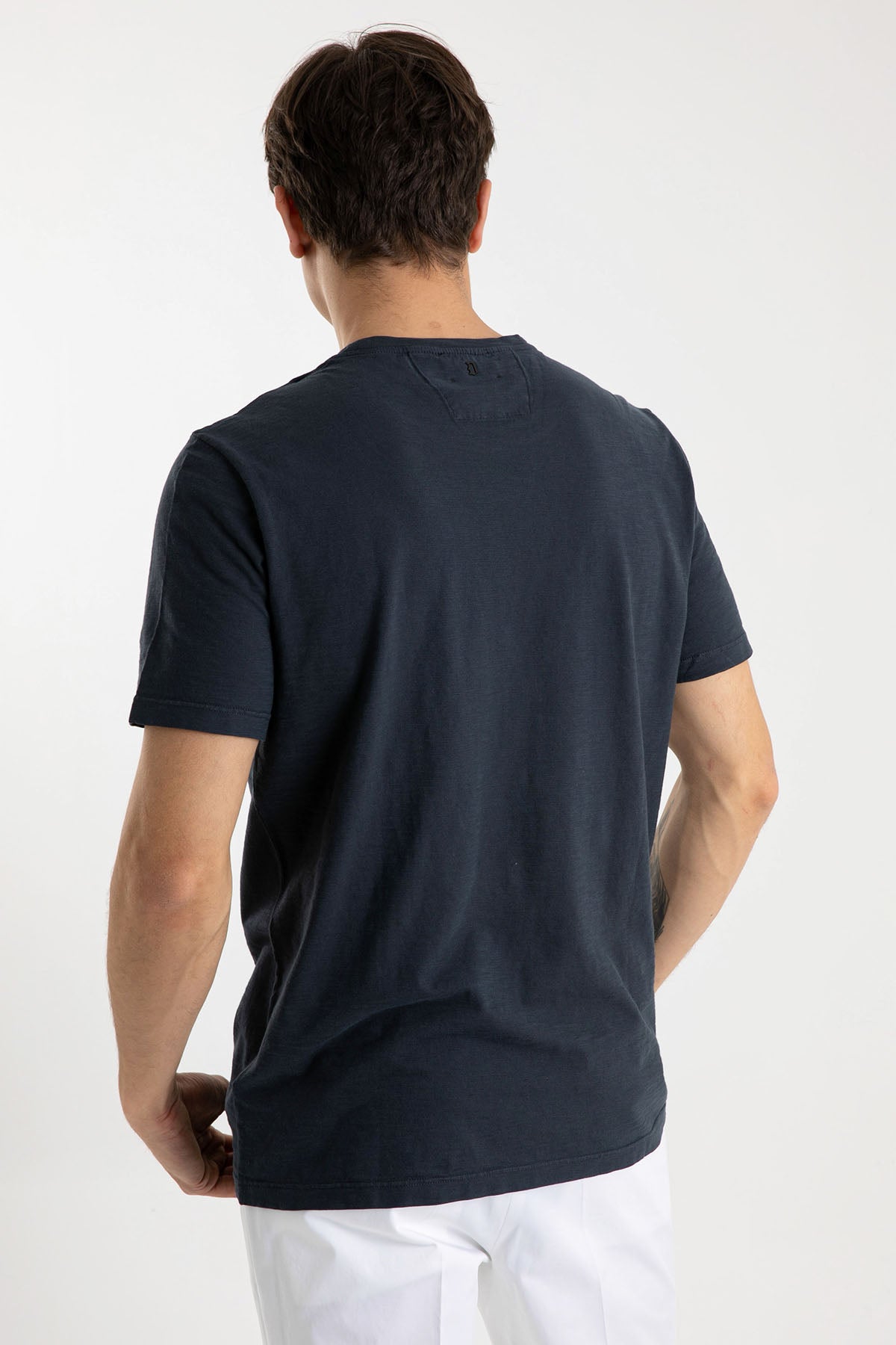 Dondup Yuvarlak Yaka Cepli T-shirt-Libas Trendy Fashion Store