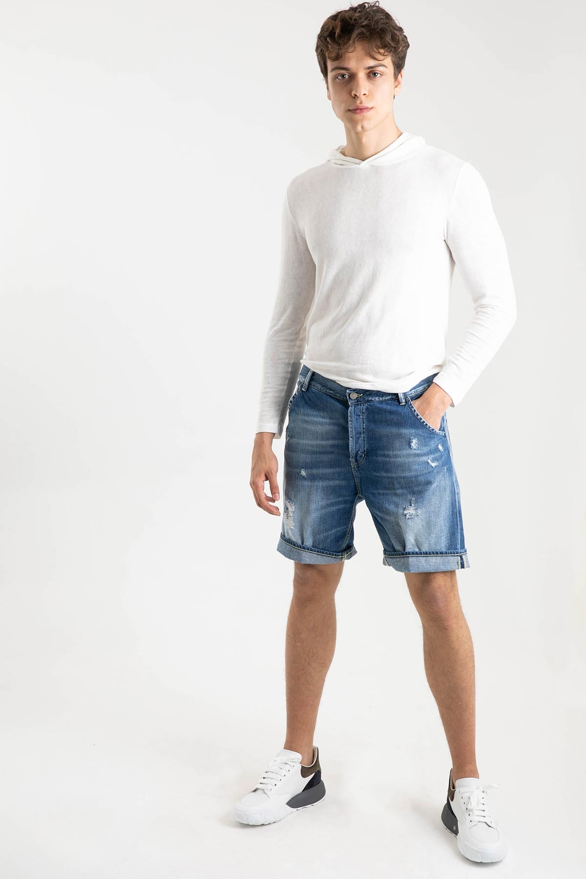 Dondup Julyan Regular Fit Denim Şort-Libas Trendy Fashion Store