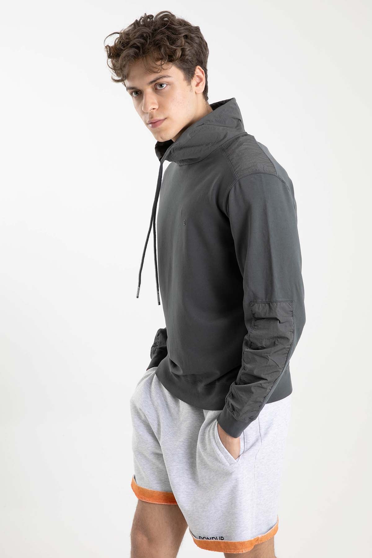 Dondup Büzgülü Yaka Sweatshirt-Libas Trendy Fashion Store