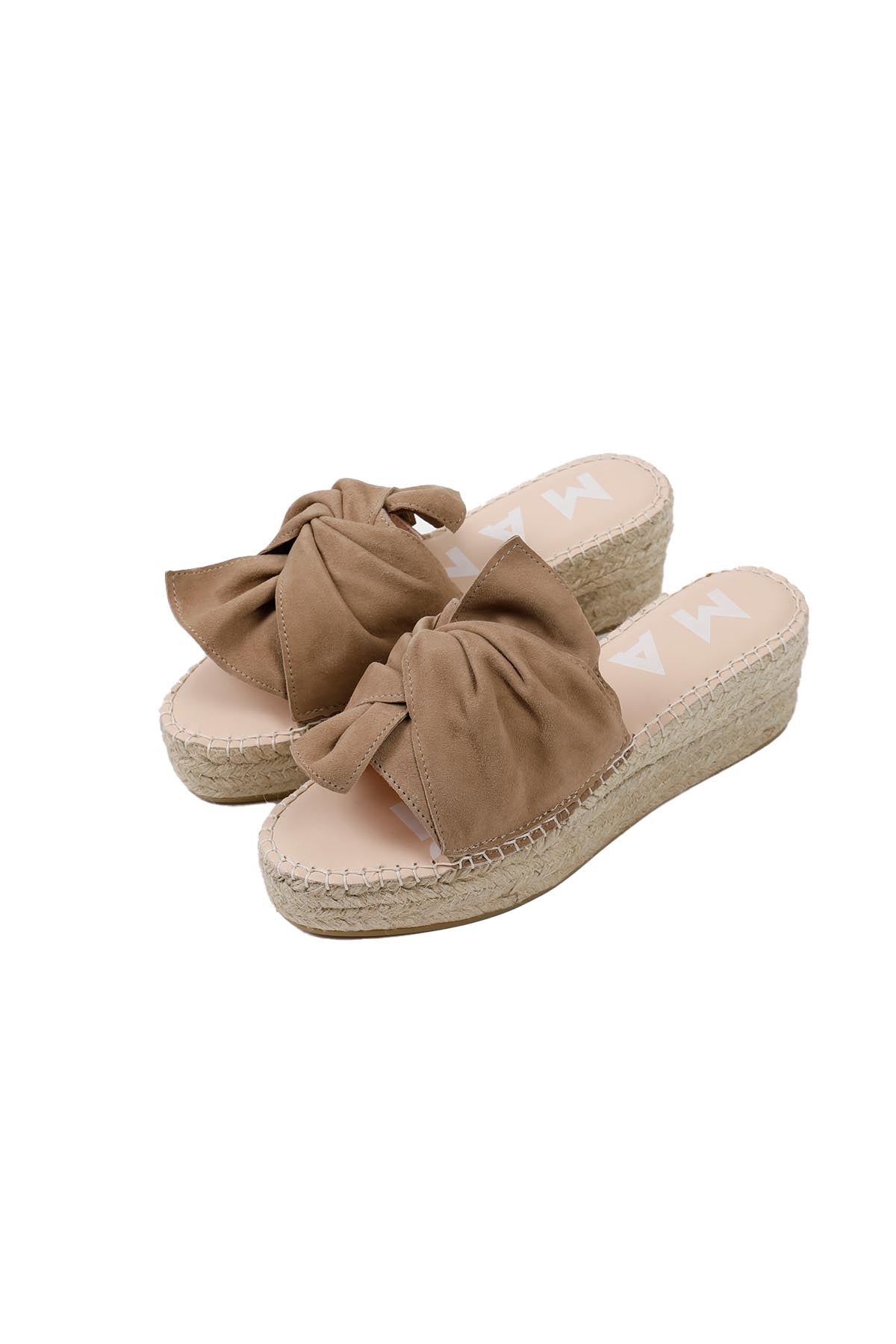 Manebi Fiyonklu Espadril Terlik-Libas Trendy Fashion Store