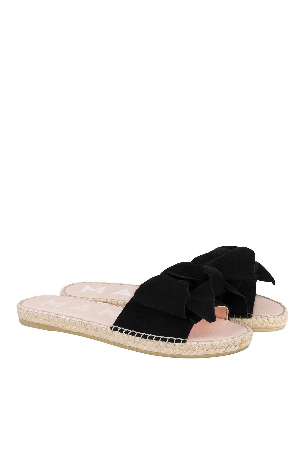 Manebi Fiyonklu Espadril Terlik-Libas Trendy Fashion Store