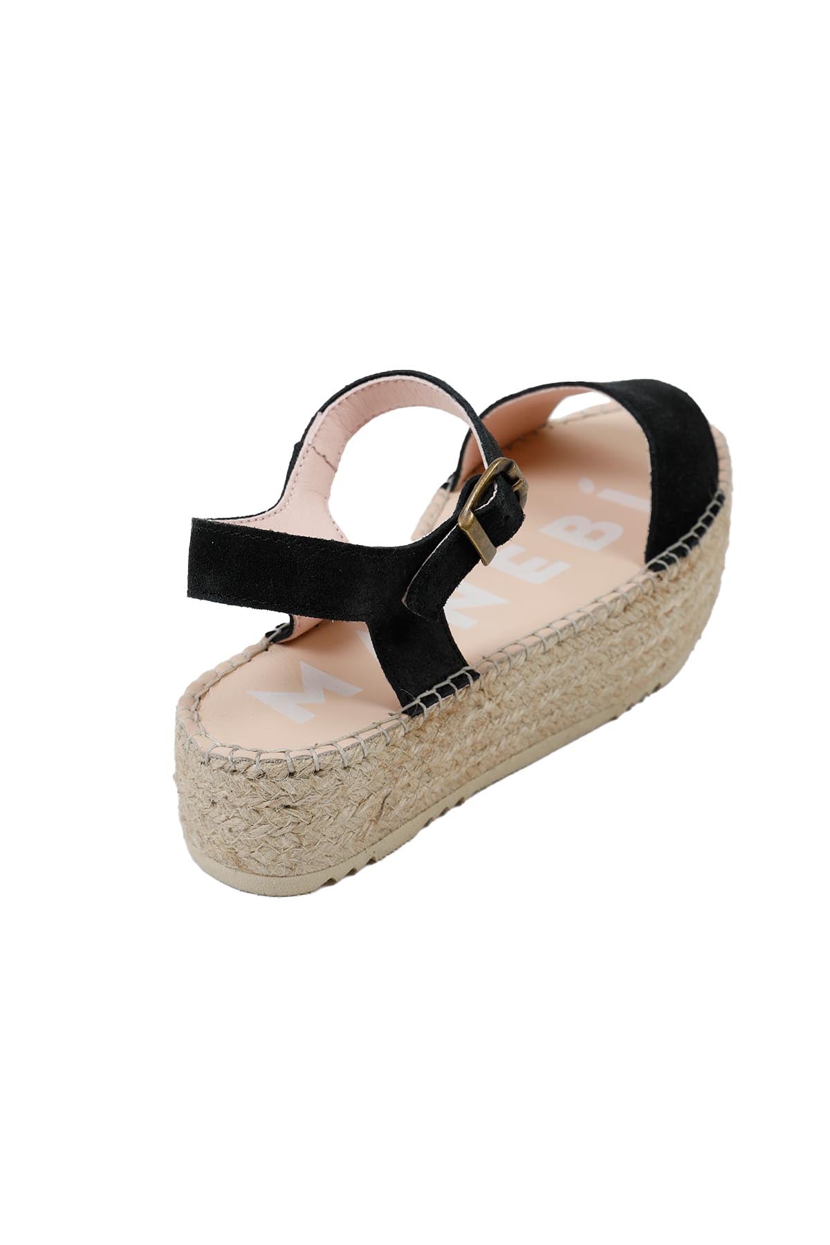 Manebi Nubuk Espadril Sandalet-Libas Trendy Fashion Store