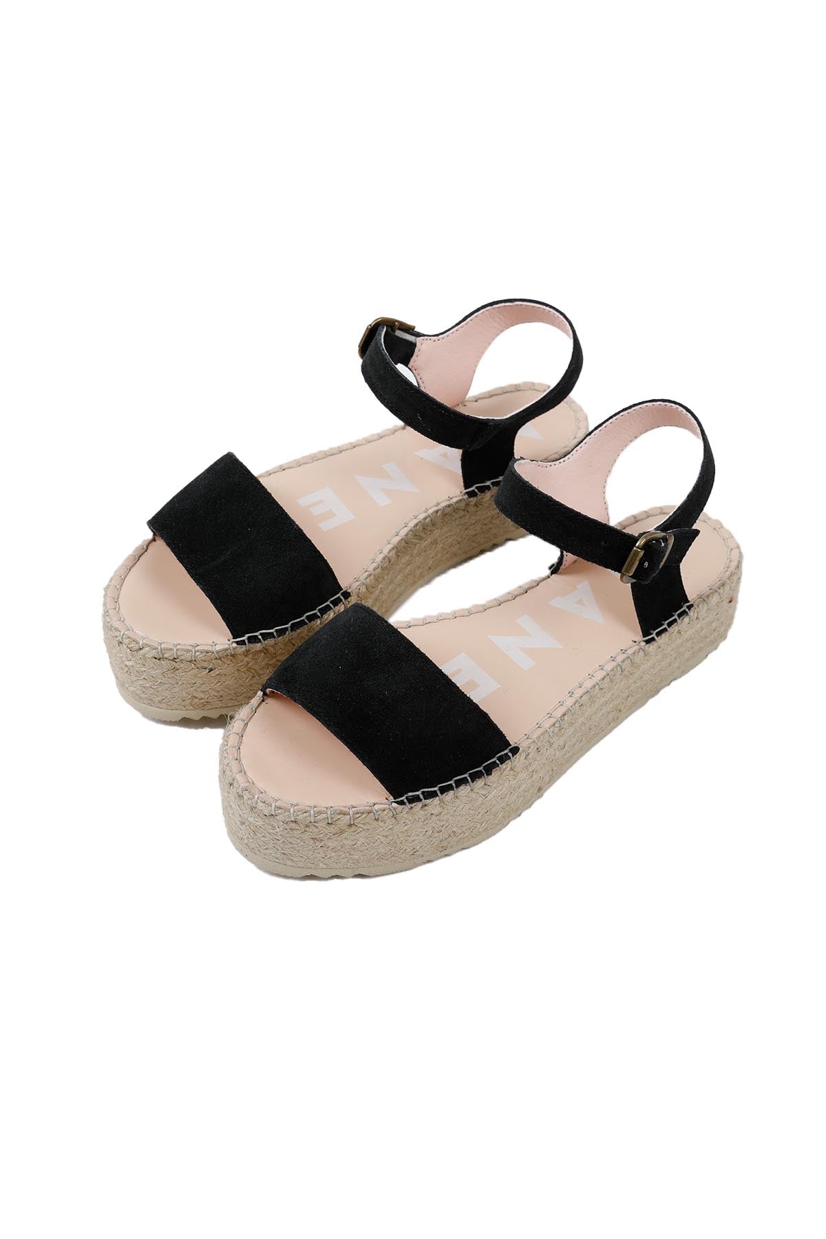 Manebi Nubuk Espadril Sandalet-Libas Trendy Fashion Store