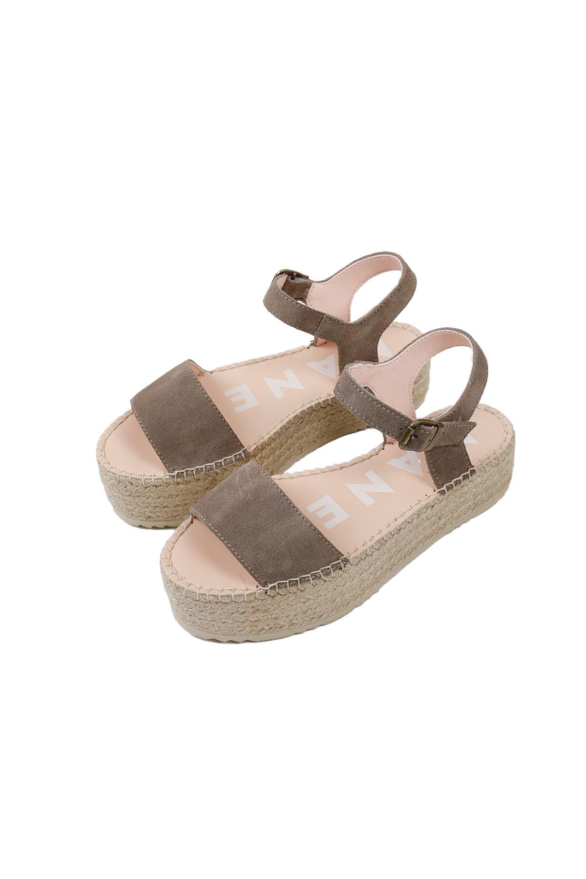 Manebi Nubuk Espadril Sandalet-Libas Trendy Fashion Store