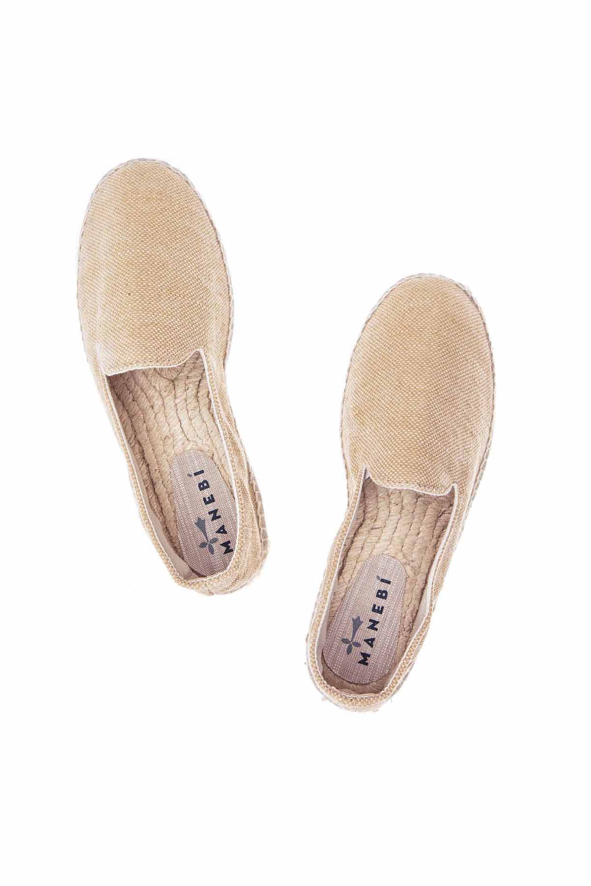 Manebi Kanvas Espadril-Libas Trendy Fashion Store