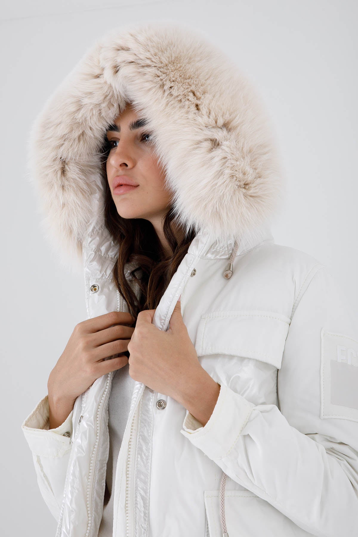 Flo & Clo Kürklü Dolgulu Kaban-Libas Trendy Fashion Store