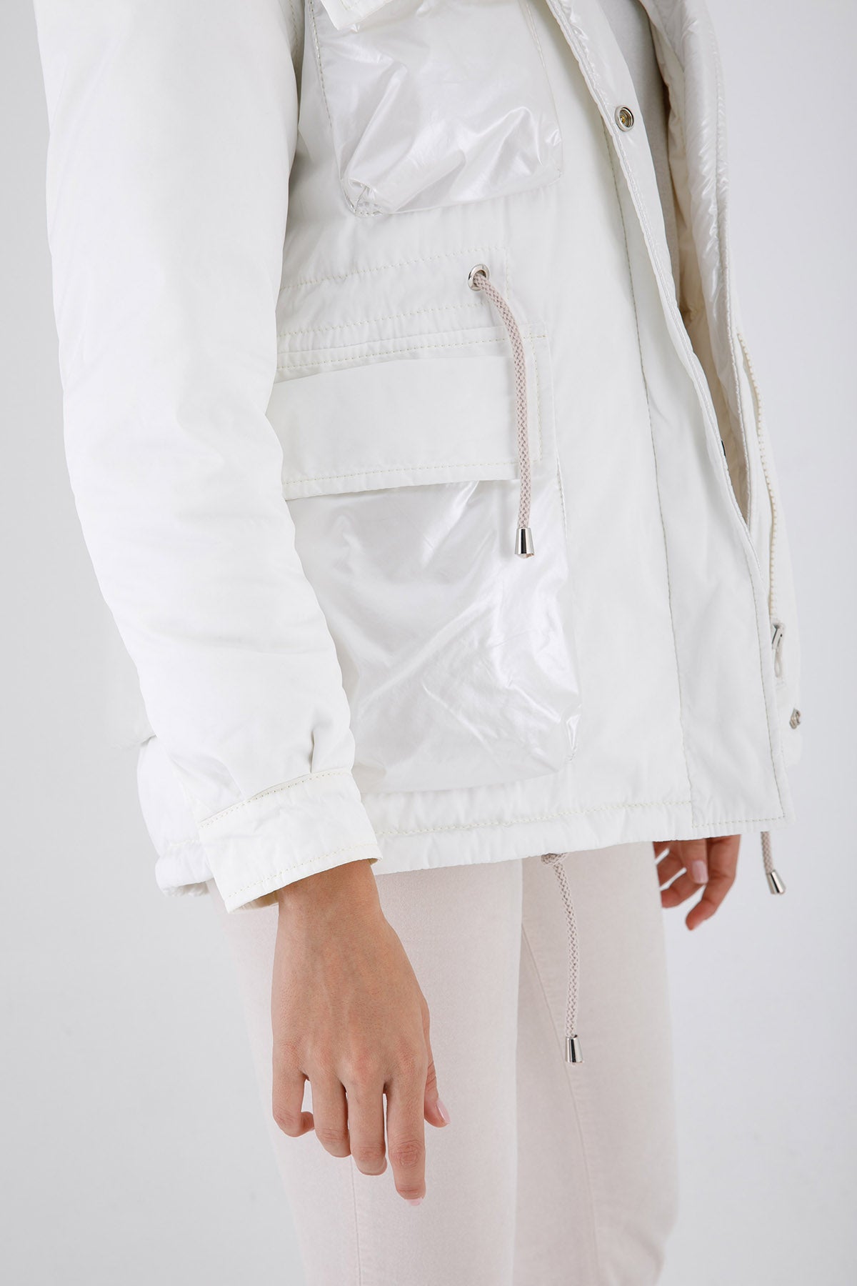 Flo & Clo Kürklü Dolgulu Kaban-Libas Trendy Fashion Store