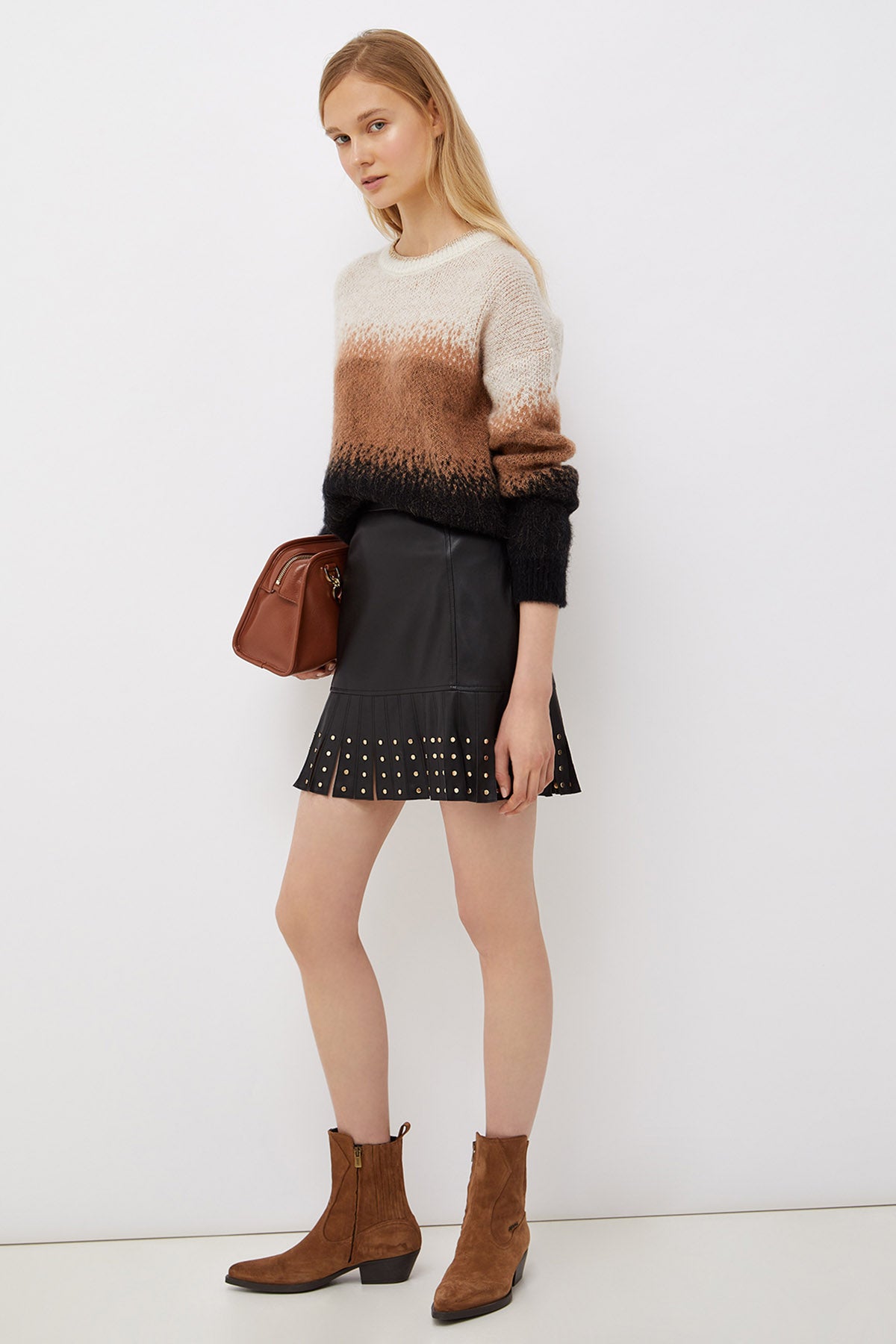 Liu Jo Trok Detaylı Eko Deri Mini Etek-Libas Trendy Fashion Store